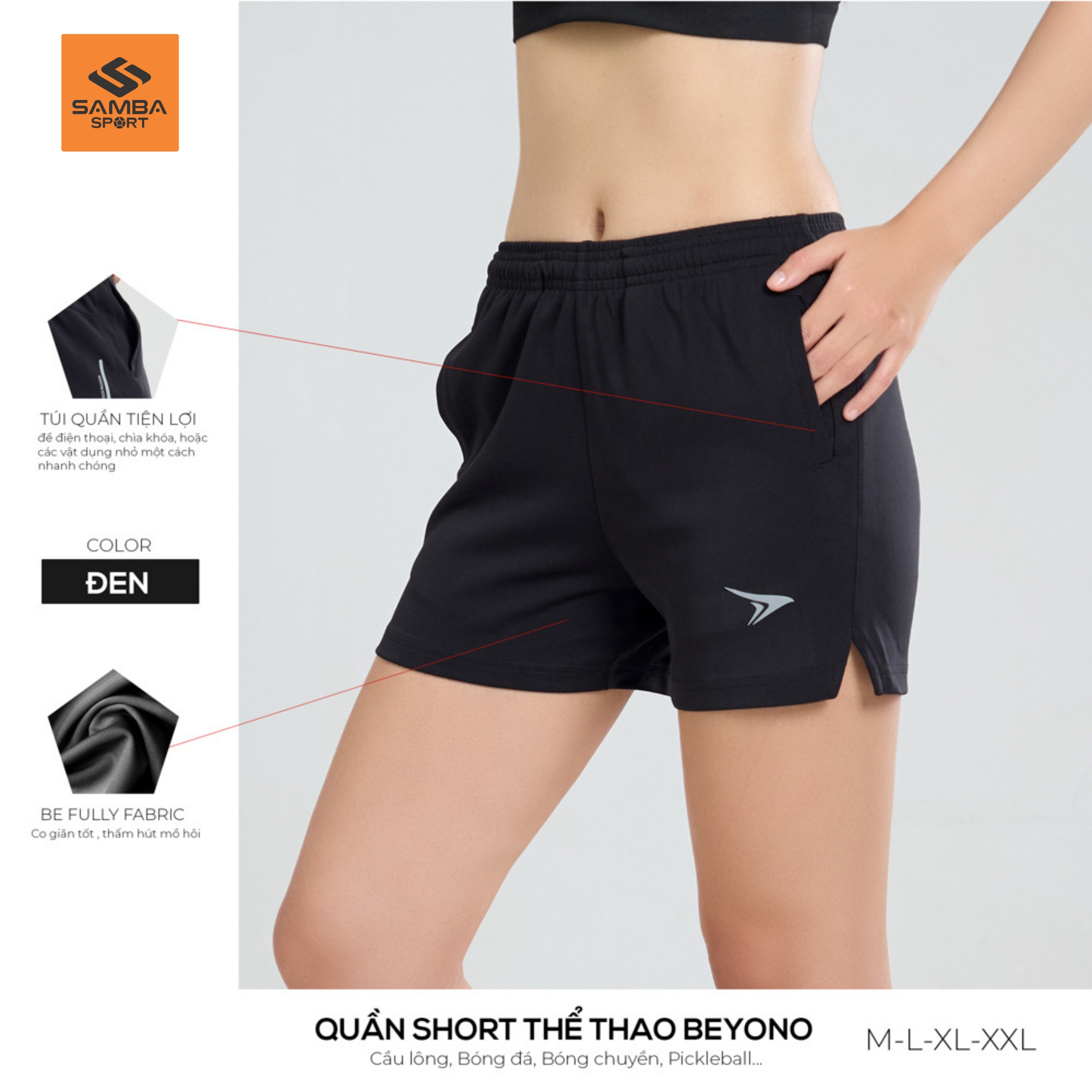 Quần thể thao Nữ Beyono QCL03