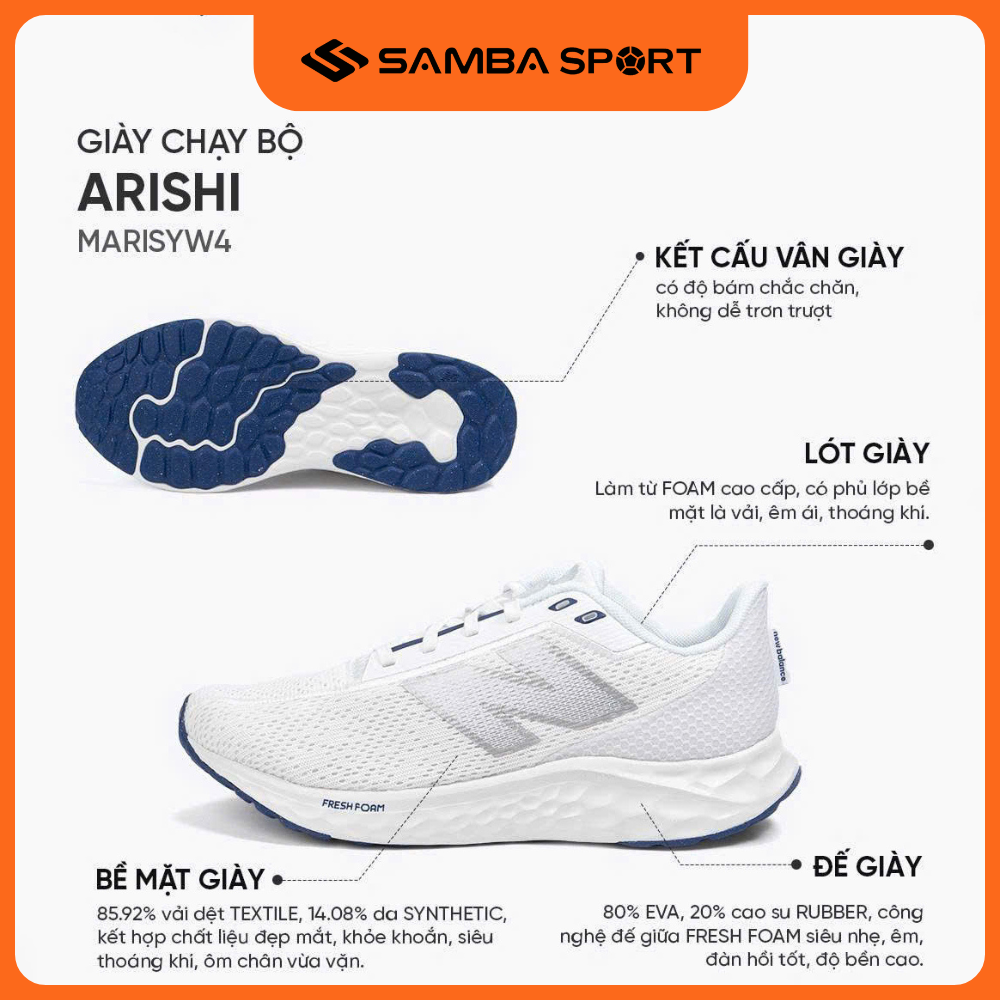 Giày chạy bộ New Balance Arishi Marisyw4