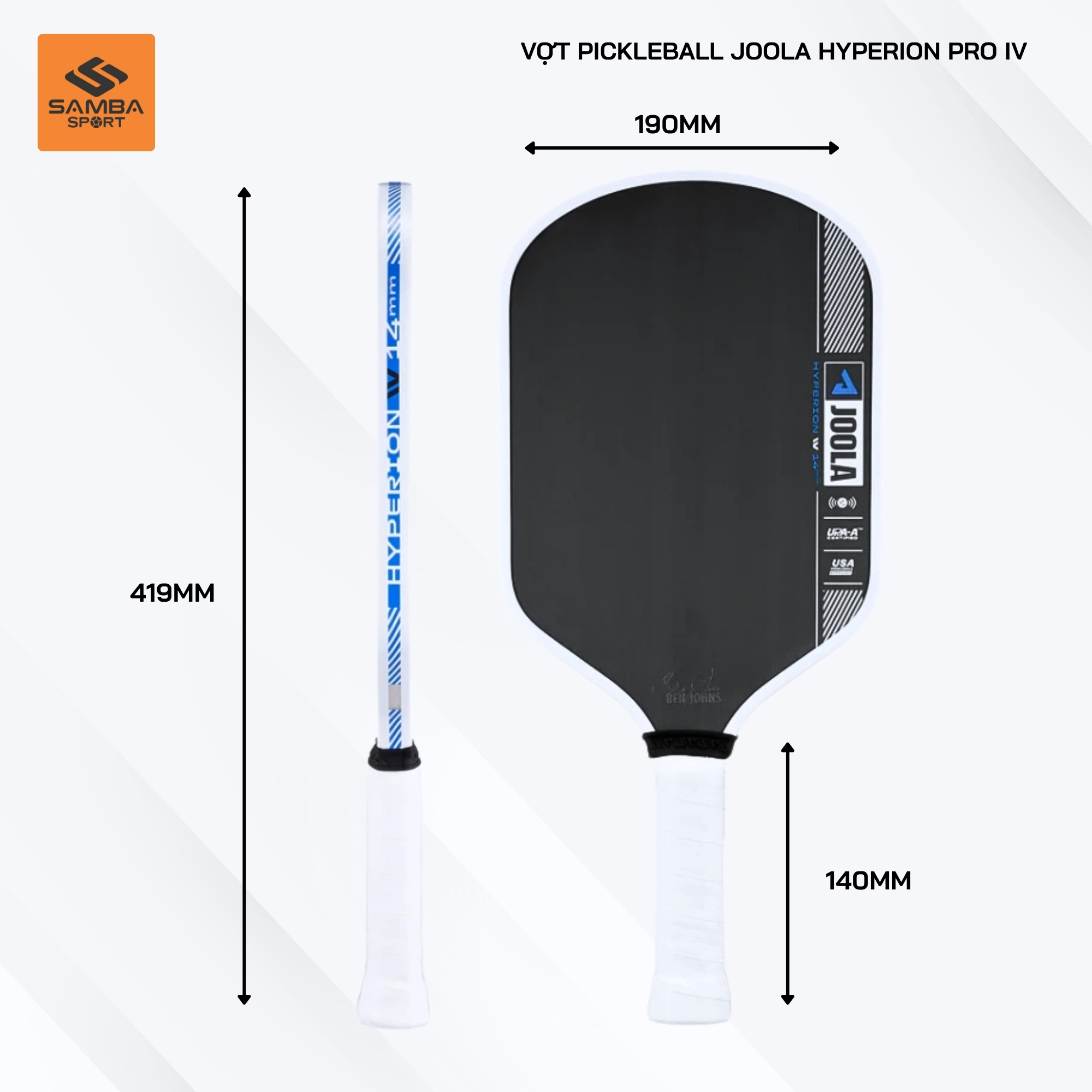 Vợt Pickleball Joola Ben Johns Hyperion Pro IV