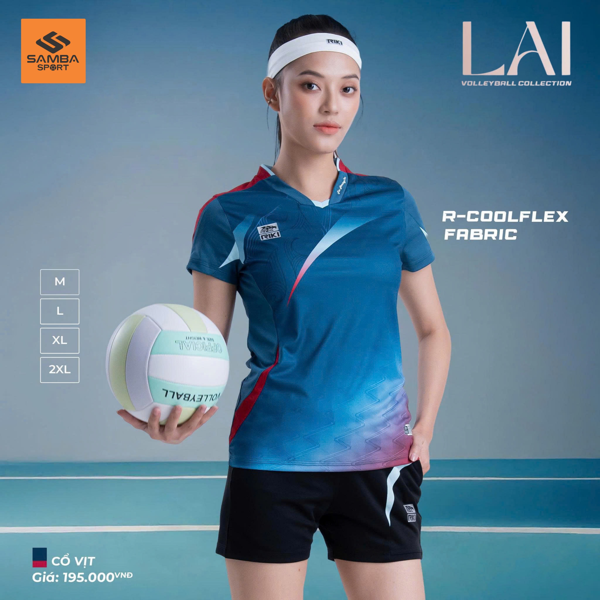 Quần Áo Bóng Chuyền Nữ Riki Standard LAI