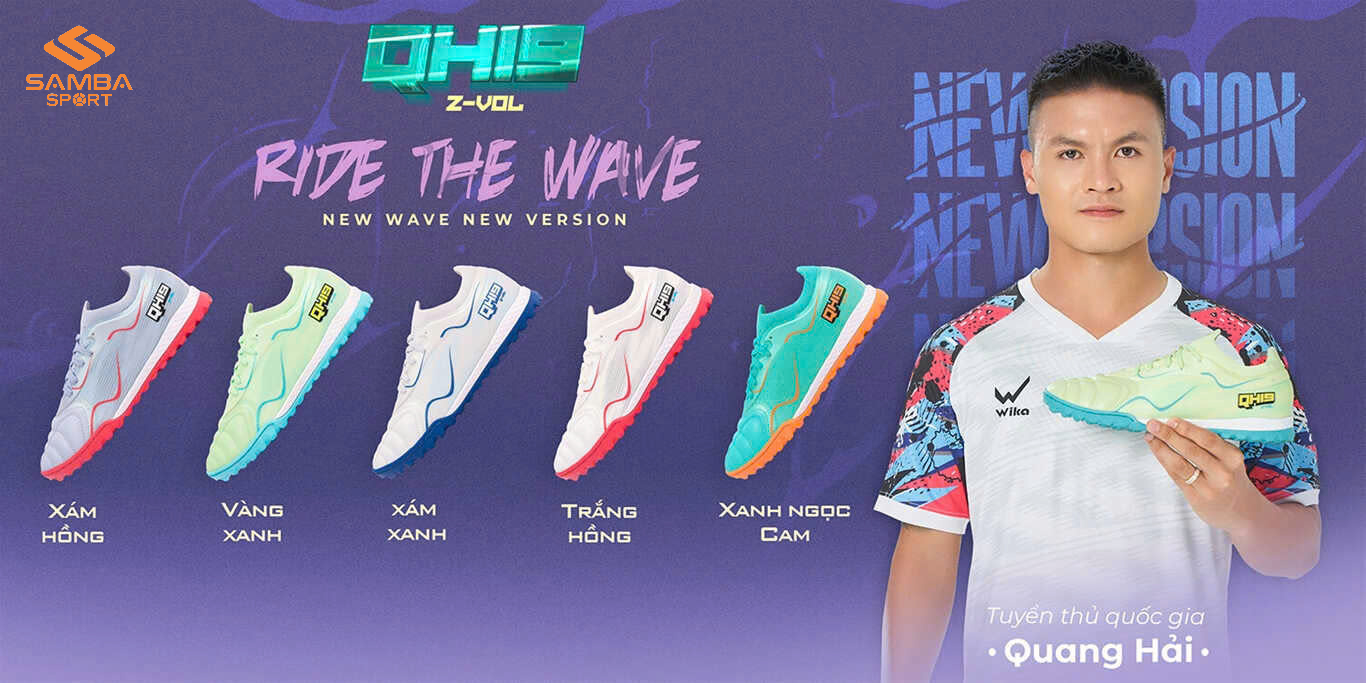 Giày bóng đá Wika QH19 Z-Vol