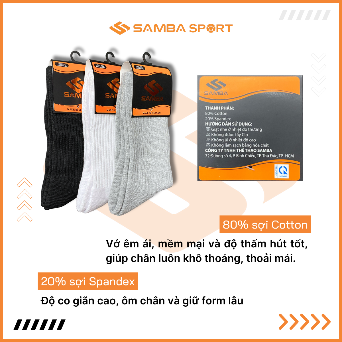 Vớ Samba lửng V016
