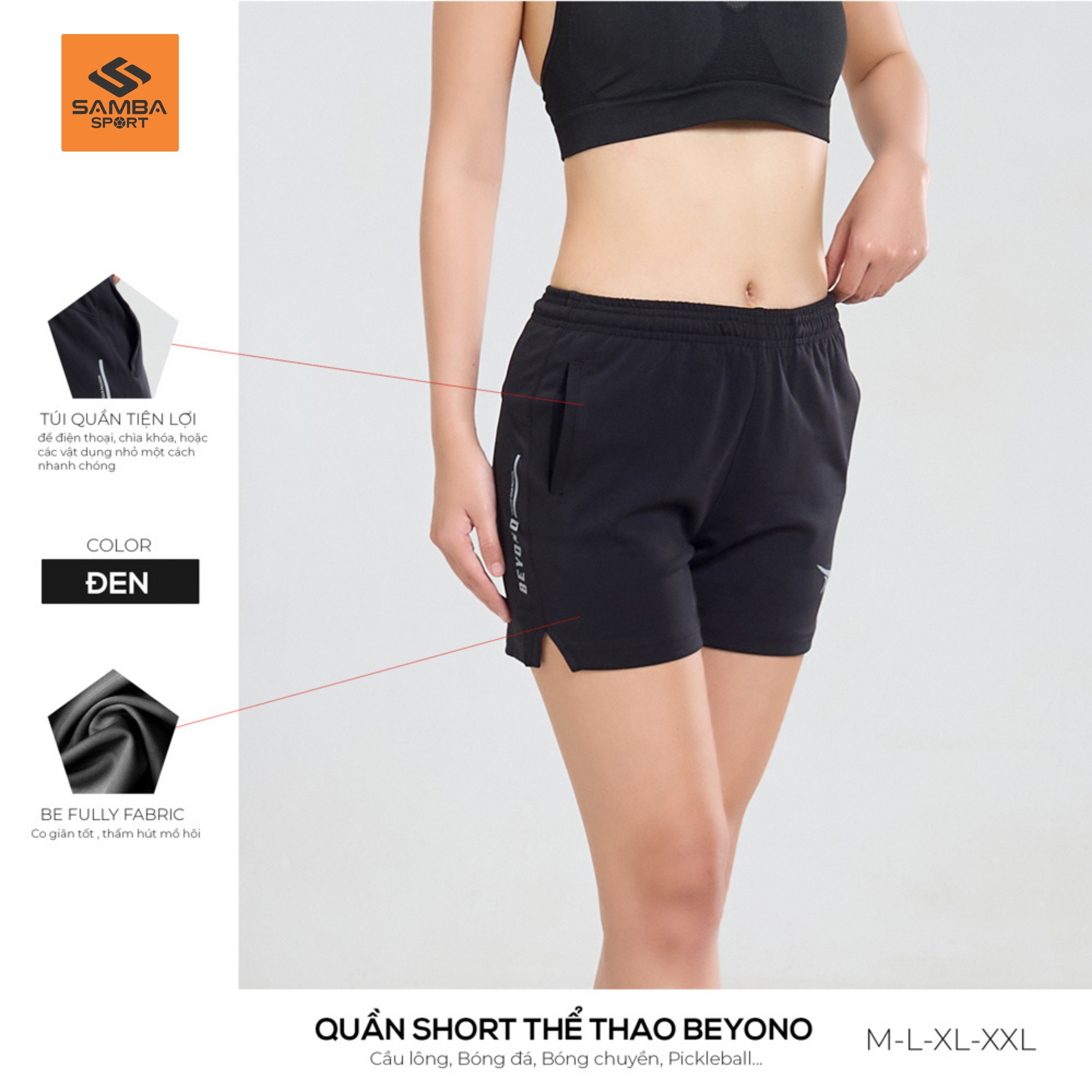 Quần thể thao Nữ Beyono QCL03