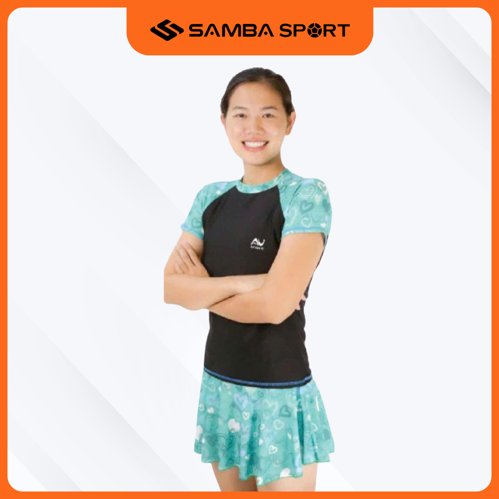 Bộ váy bơi Ánh Viên tay ngắn AV12