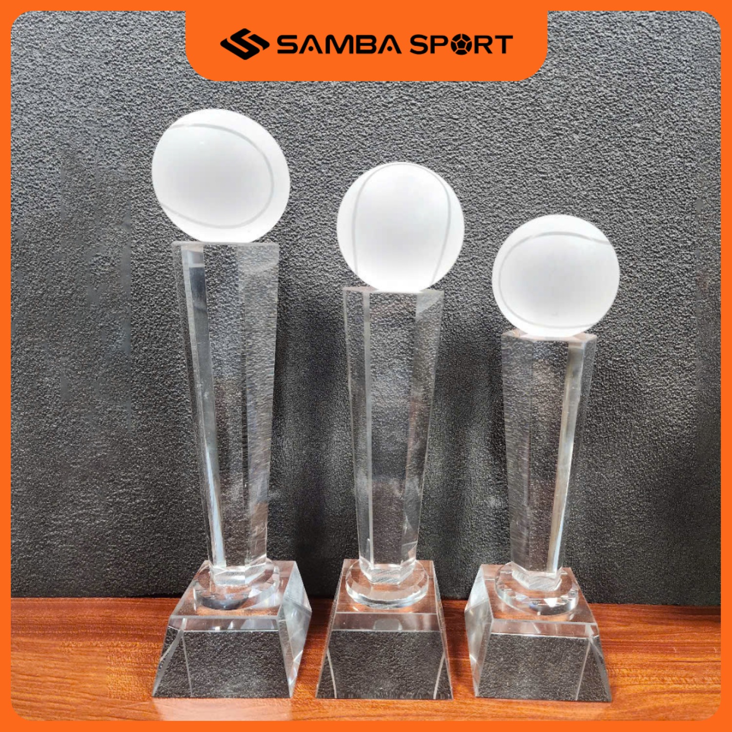 Cup pha lê cao Tennis