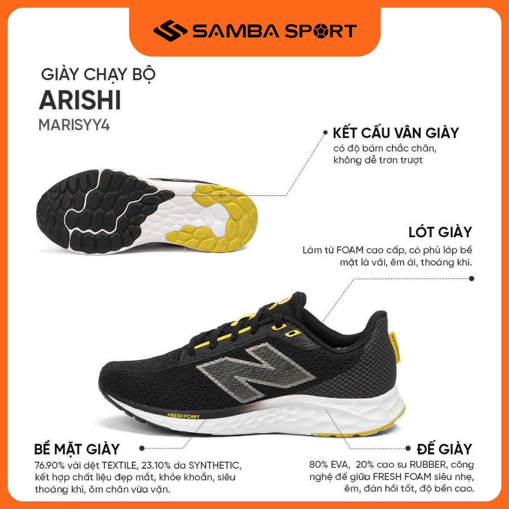 Giày chạy bộ New Balance Arishi Marisyy4