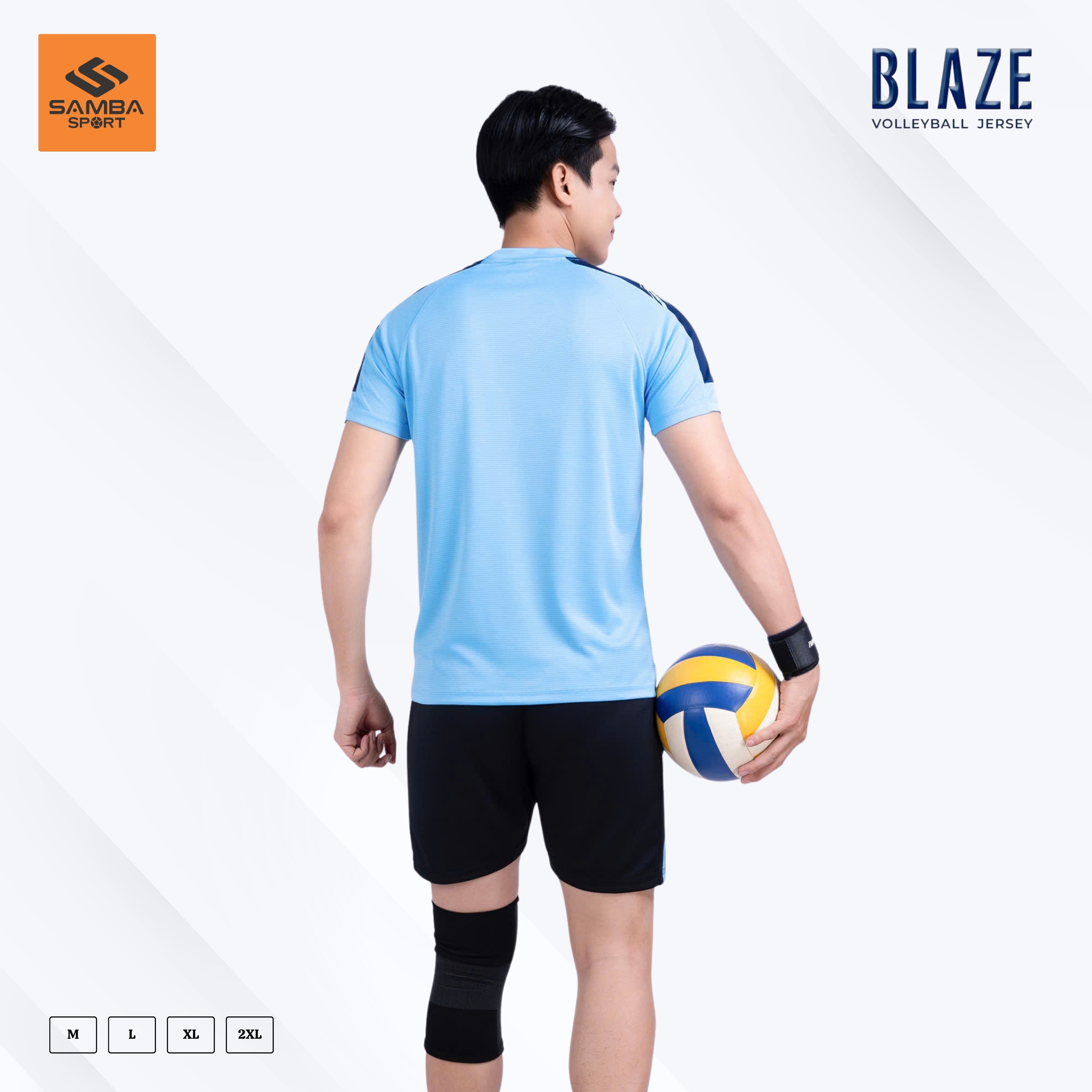 Quần áo bóng chuyền nam Just Play BLAZE