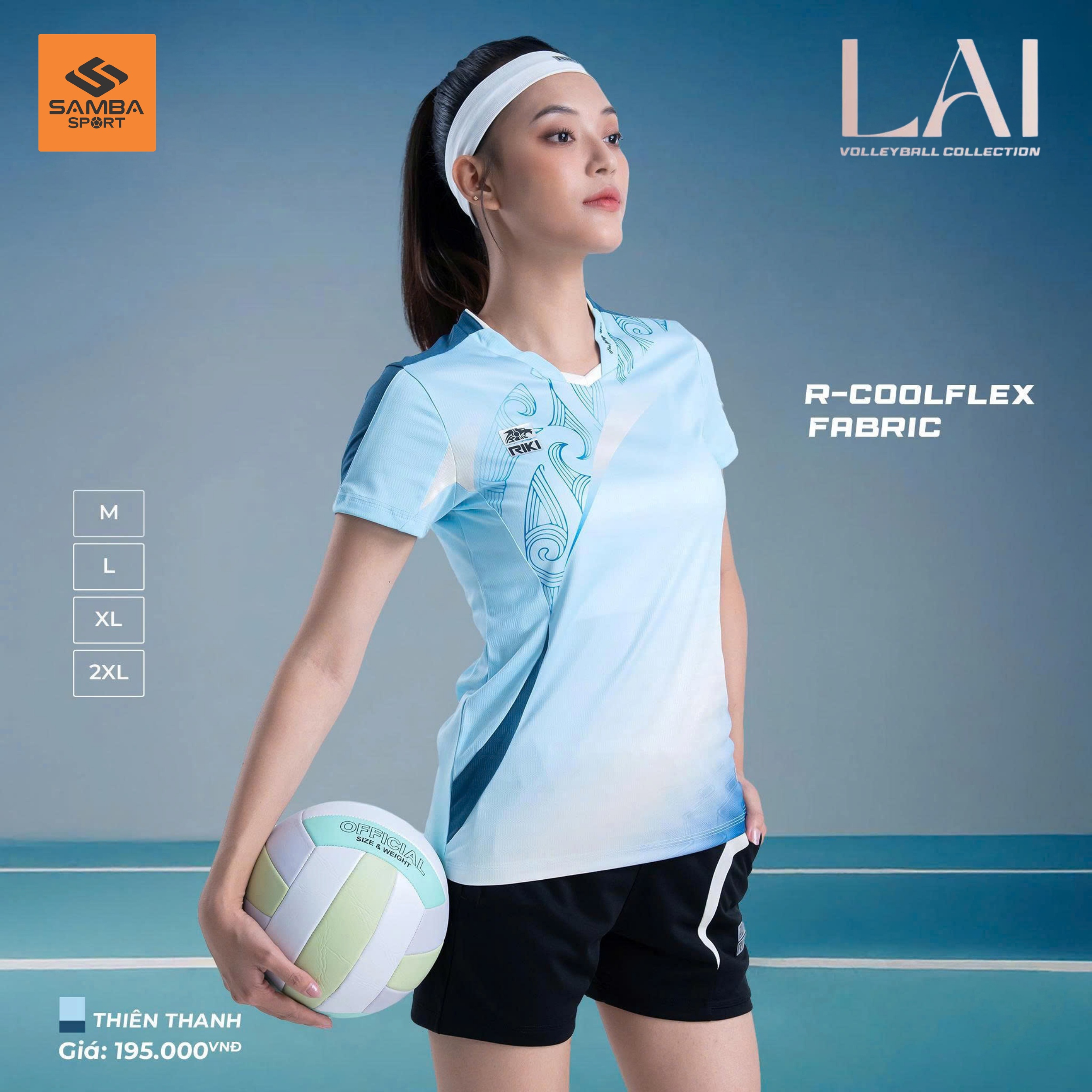 Quần Áo Bóng Chuyền Nữ Riki Standard LAI