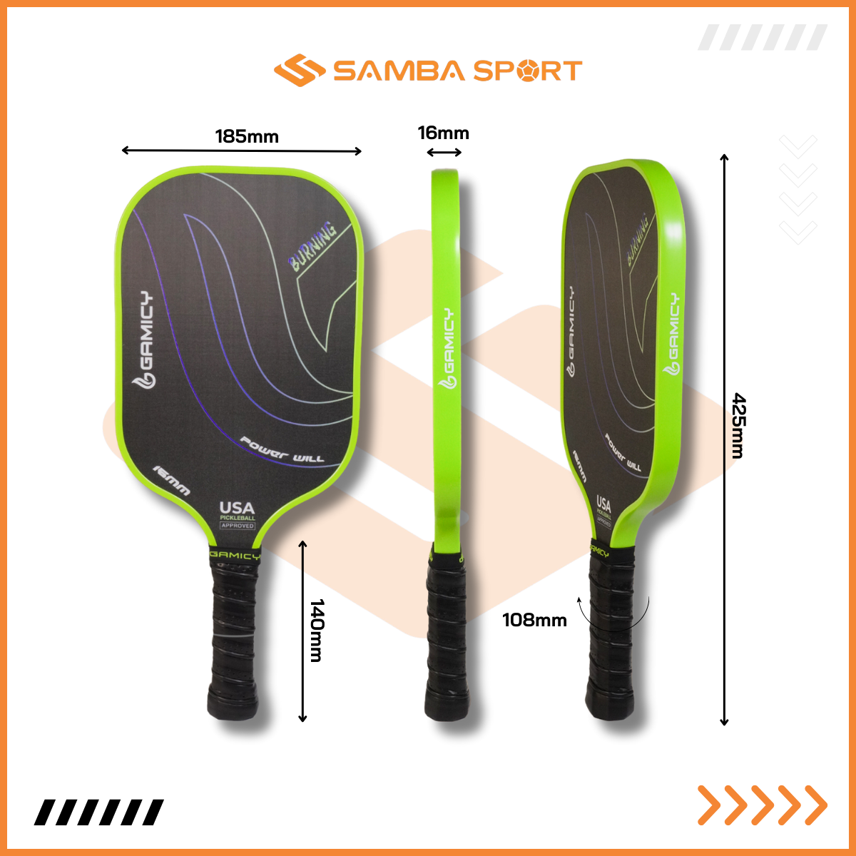 Vợt Pickleball Gamicy Burning T700