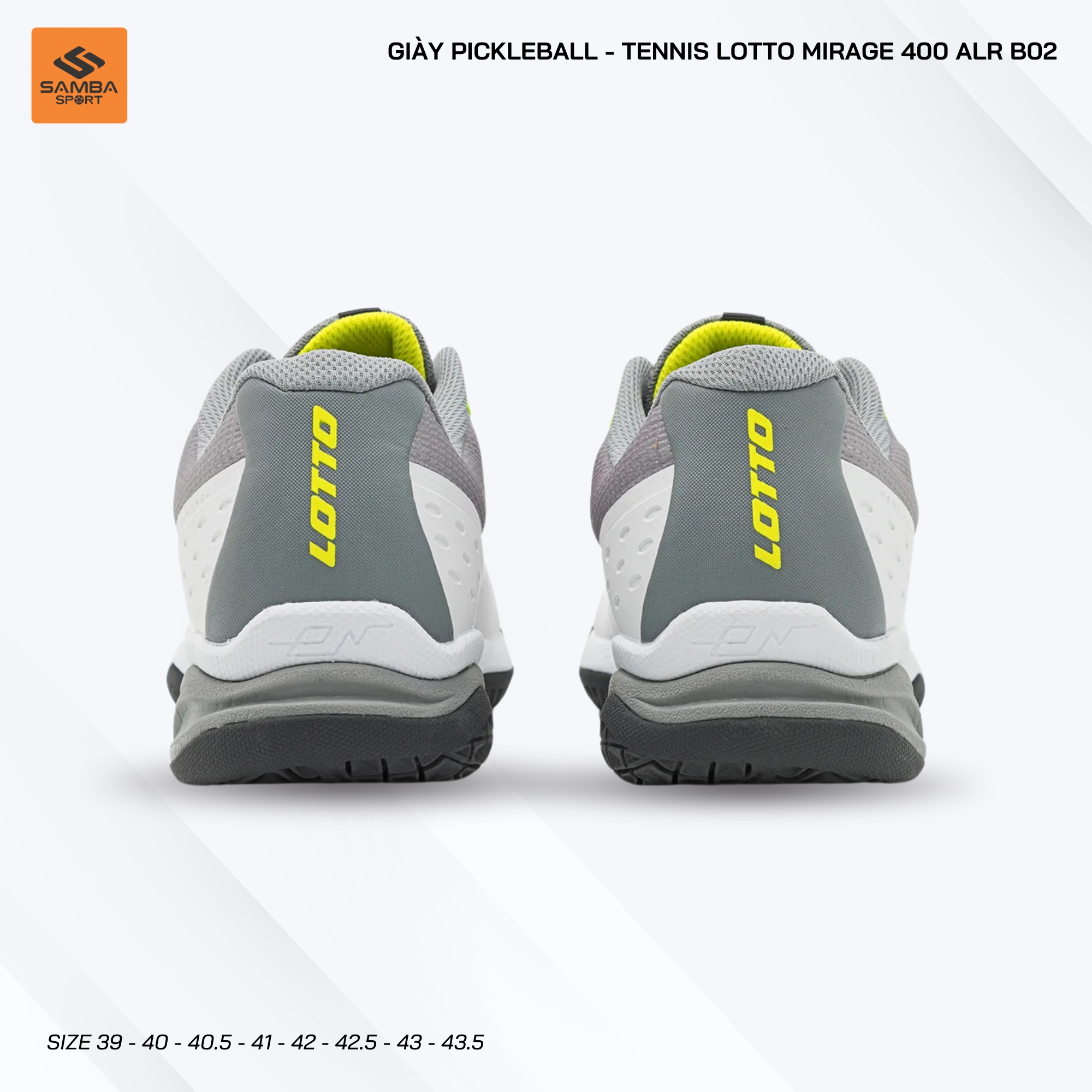 Giày Tennis - Pickleball Lotto Mirage 400 ALR BO2