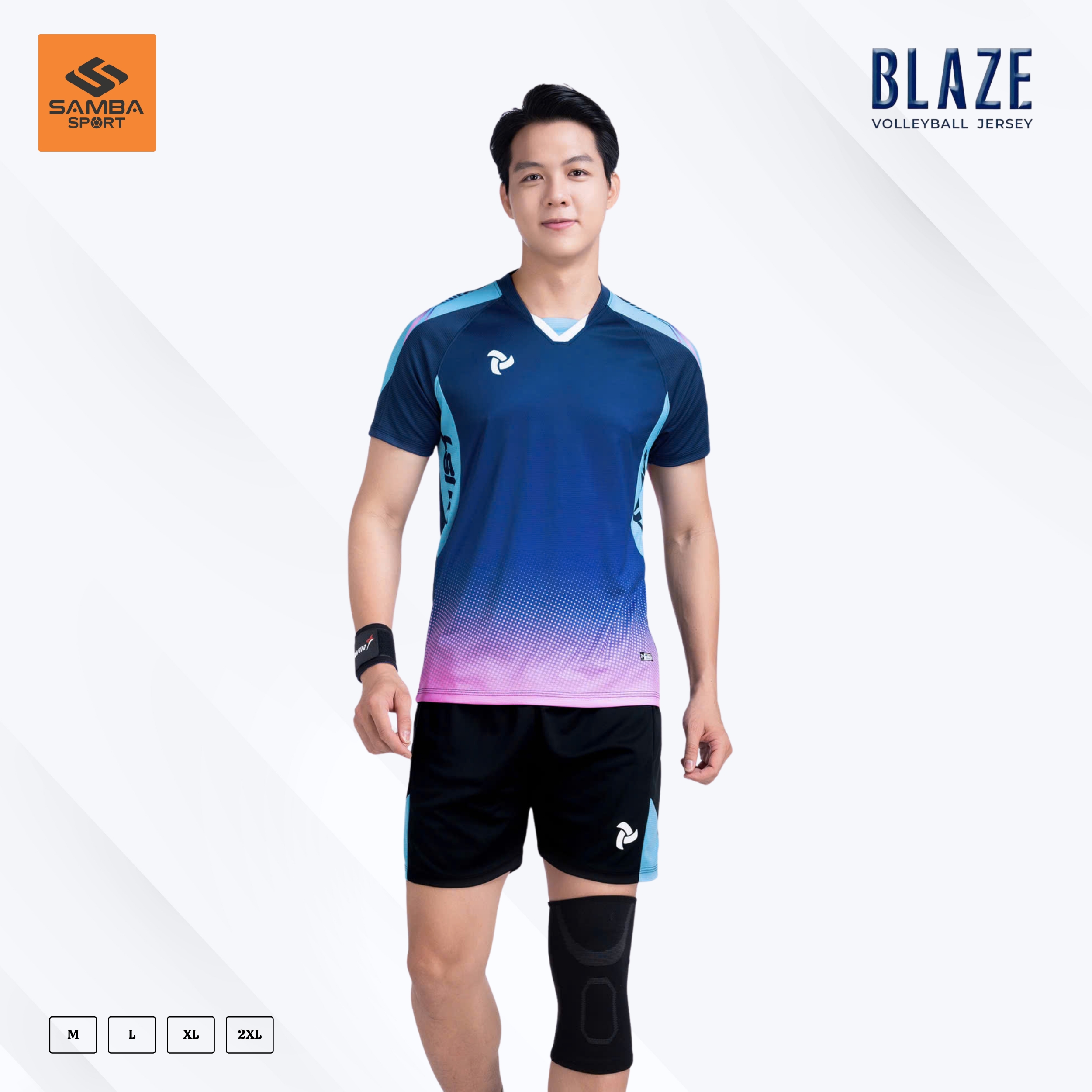 Quần áo bóng chuyền nam Just Play BLAZE
