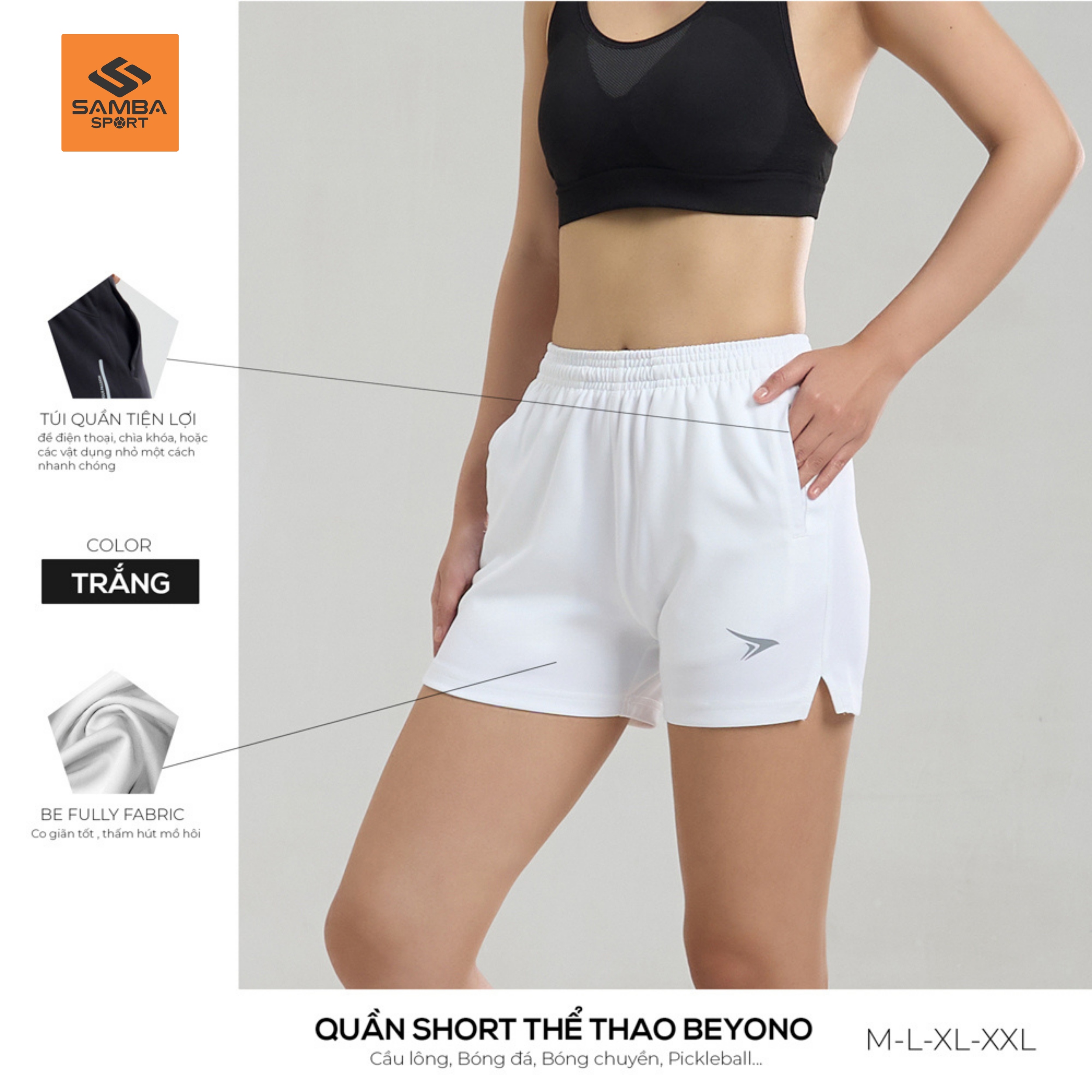 Quần thể thao Nữ Beyono QCL03