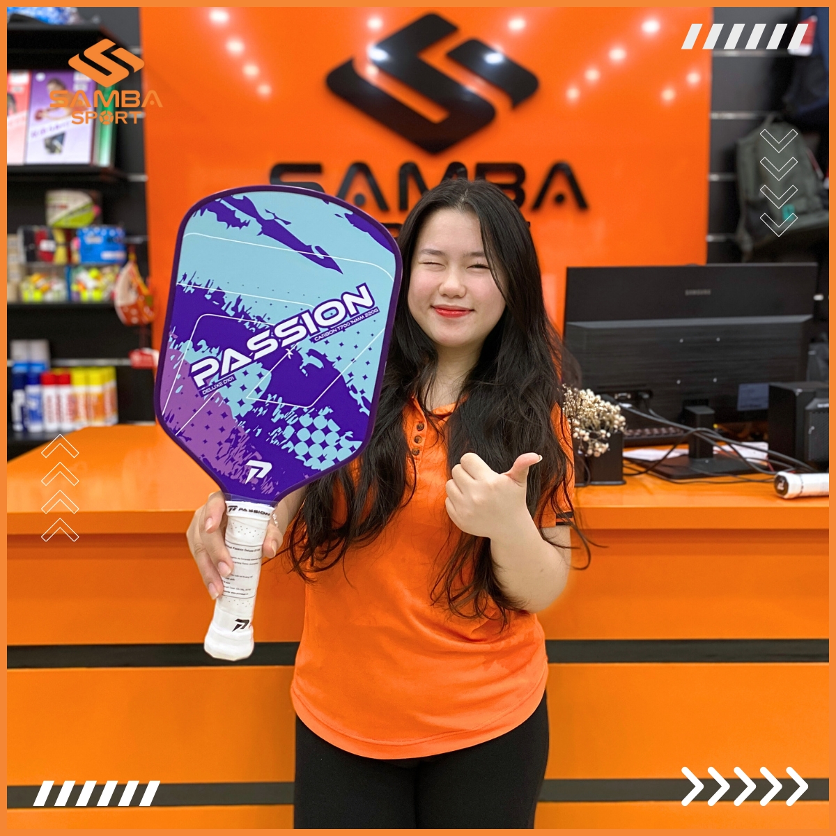 Vợt Pickleball Passion Deluxe D101