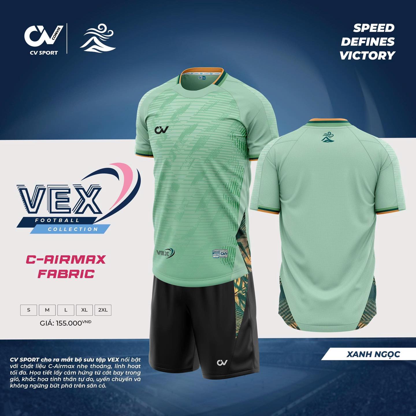 Bộ quần bóng đá CV Vex