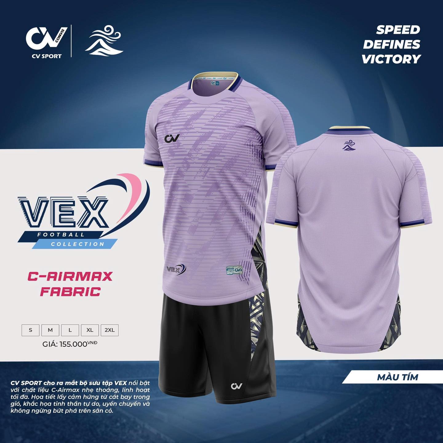Bộ quần bóng đá CV Vex