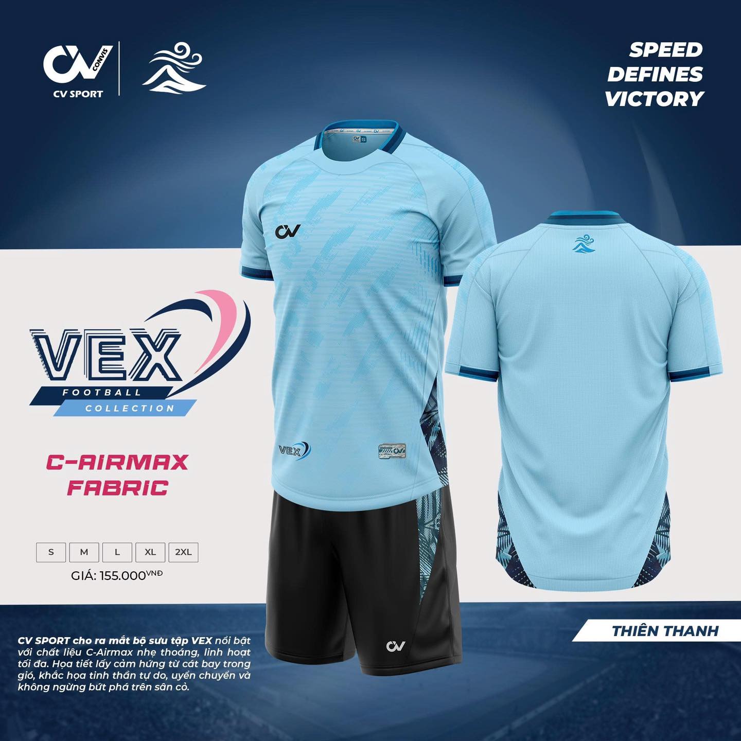 Bộ quần bóng đá CV Vex