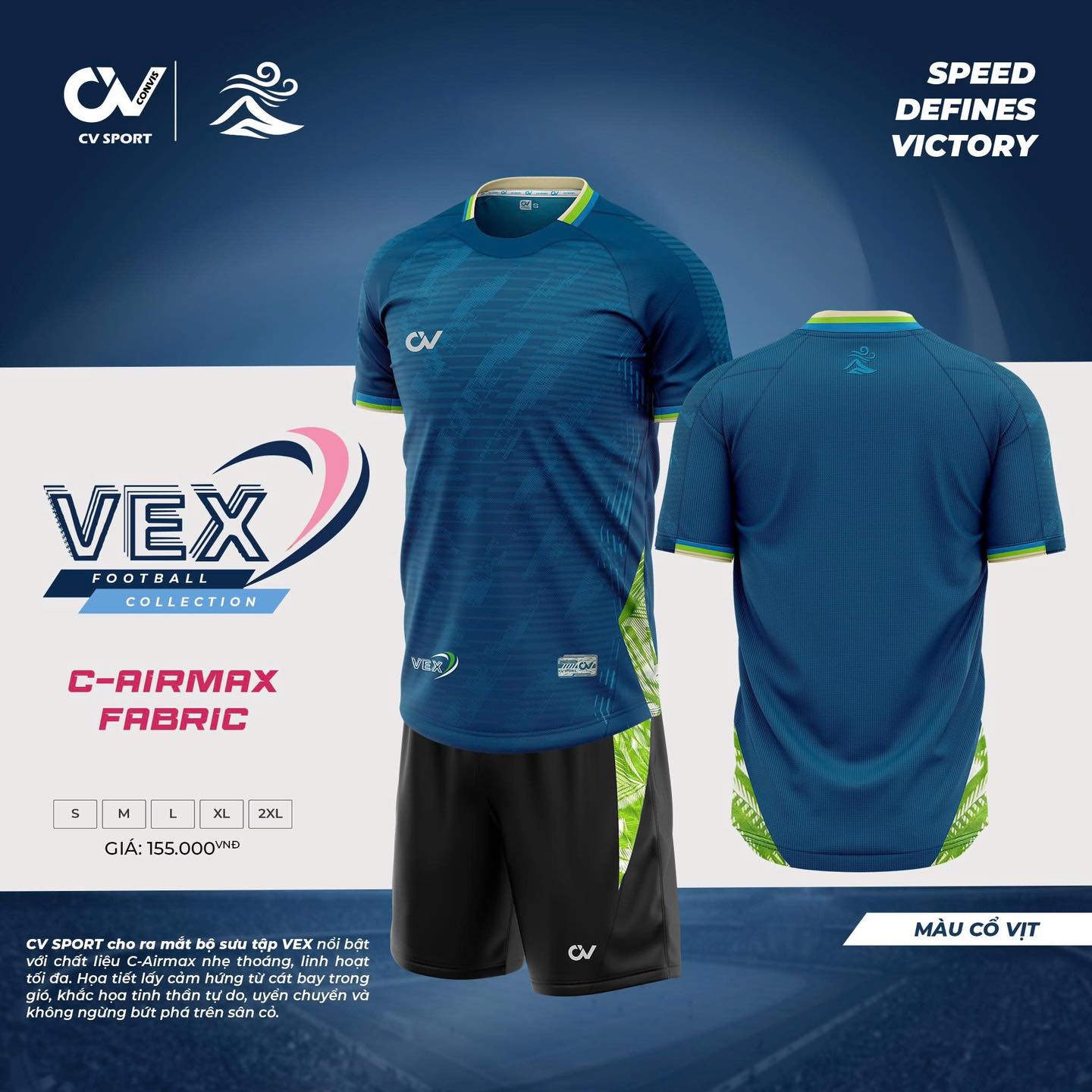 Bộ quần bóng đá CV Vex