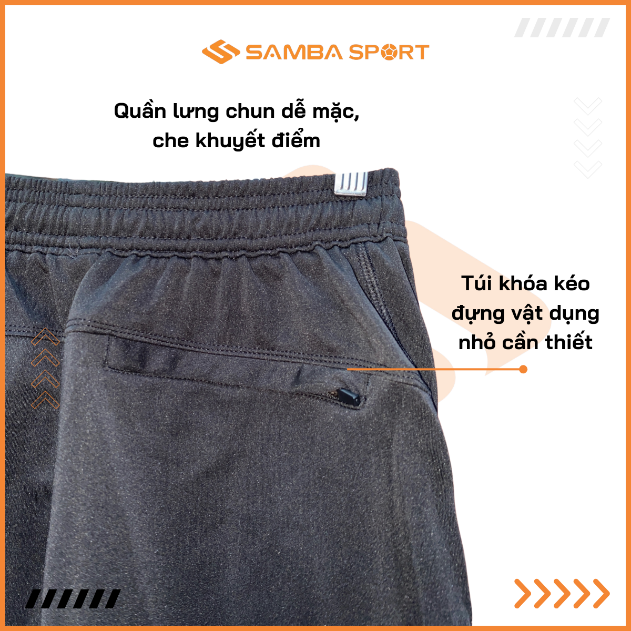 Quần short thể thao nam Samba Q021