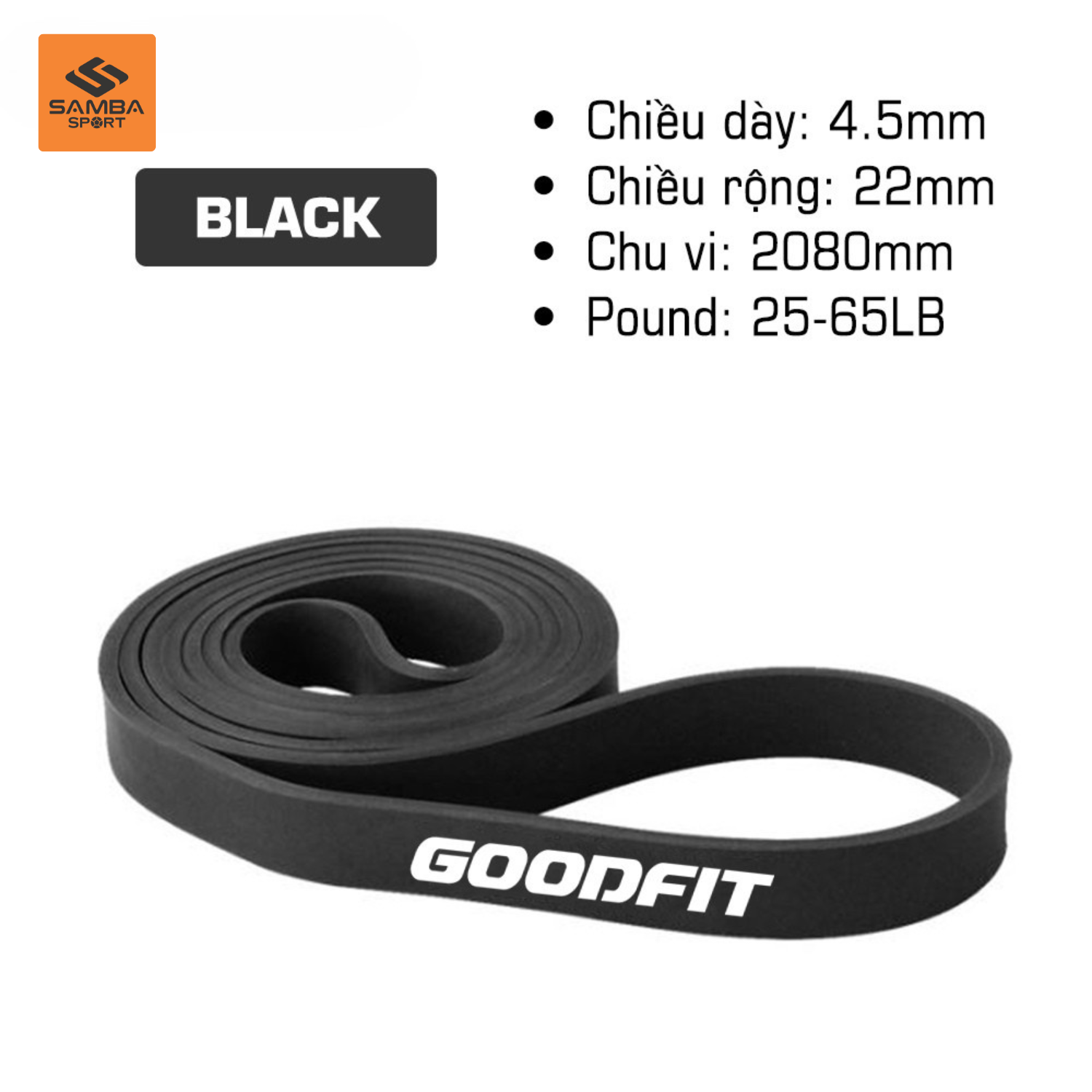 Dây tập gym, tập mông mini band GoodFit GF913MB