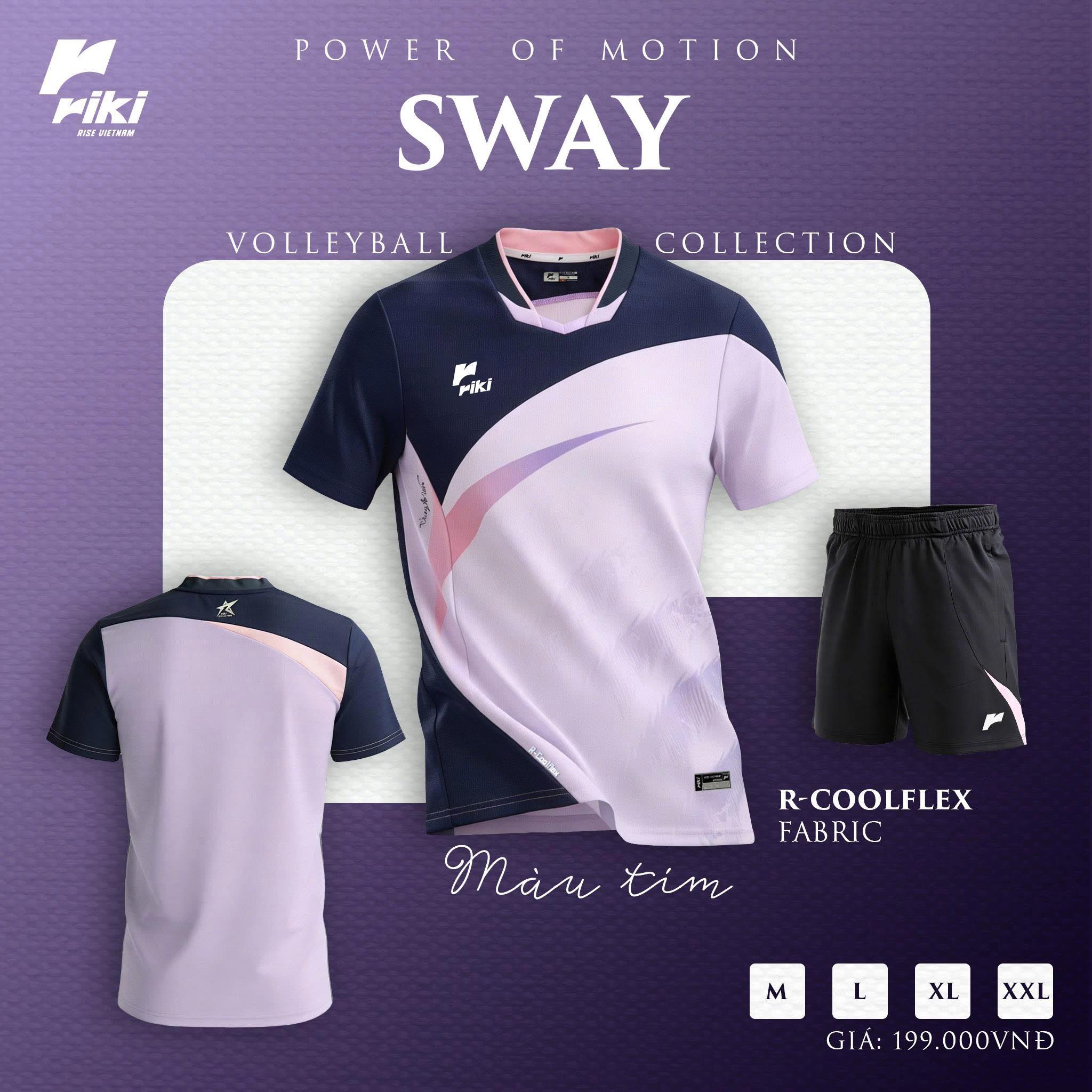 Quần áo bóng chuyền nữ Riki Standard Sway