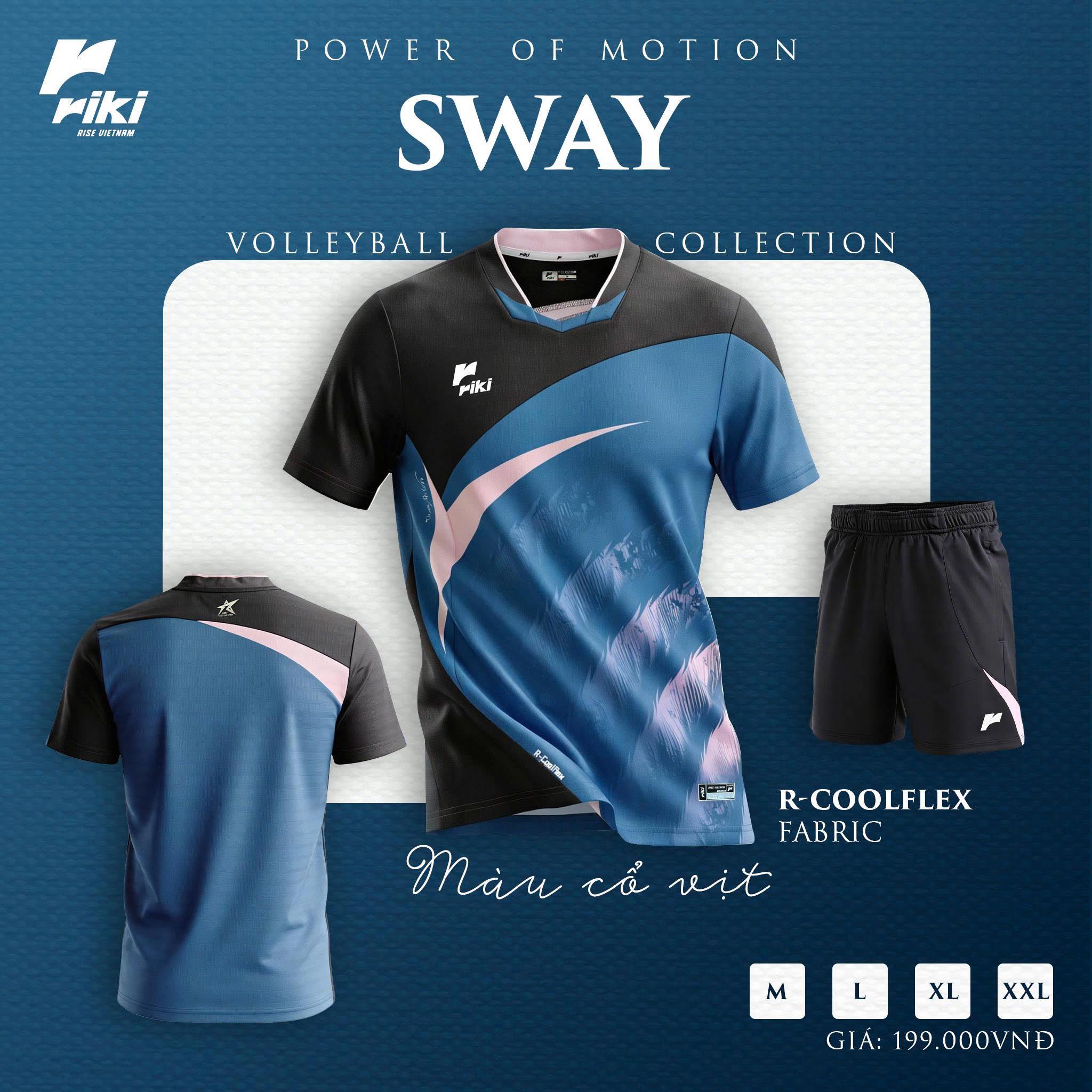 Quần áo bóng chuyền nữ Riki Standard Sway