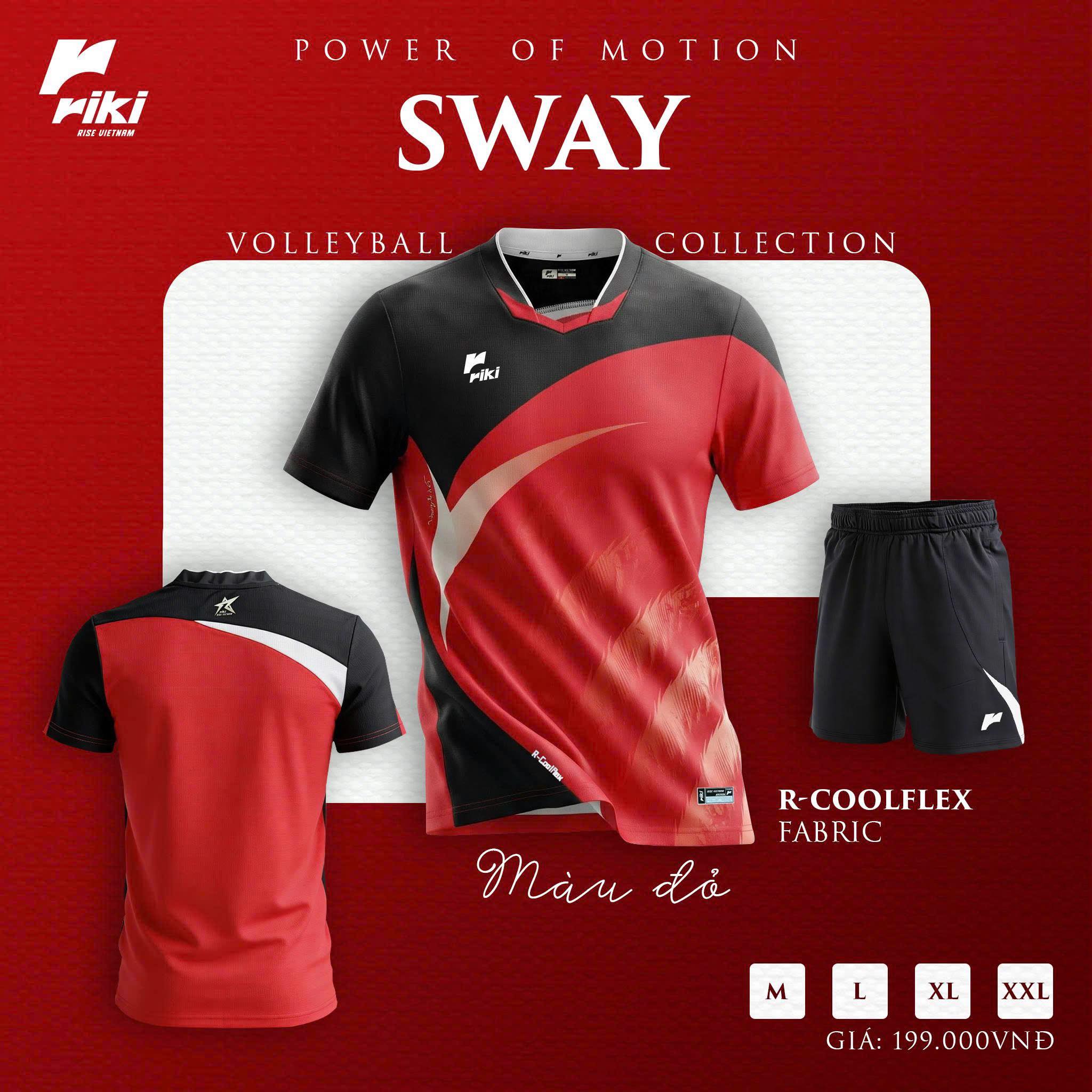 Quần áo bóng chuyền nữ Riki Standard Sway