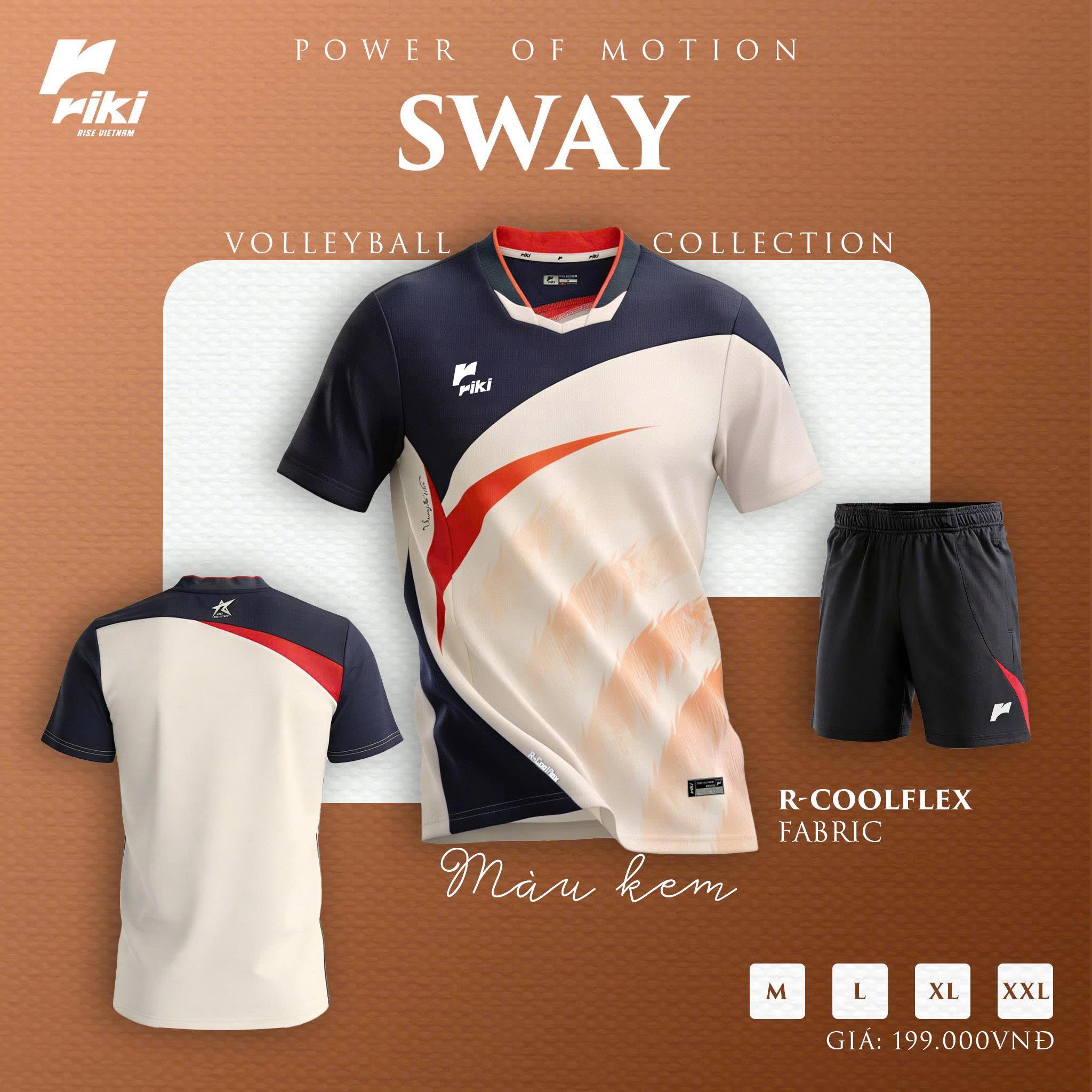 Quần áo bóng chuyền nữ Riki Standard Sway