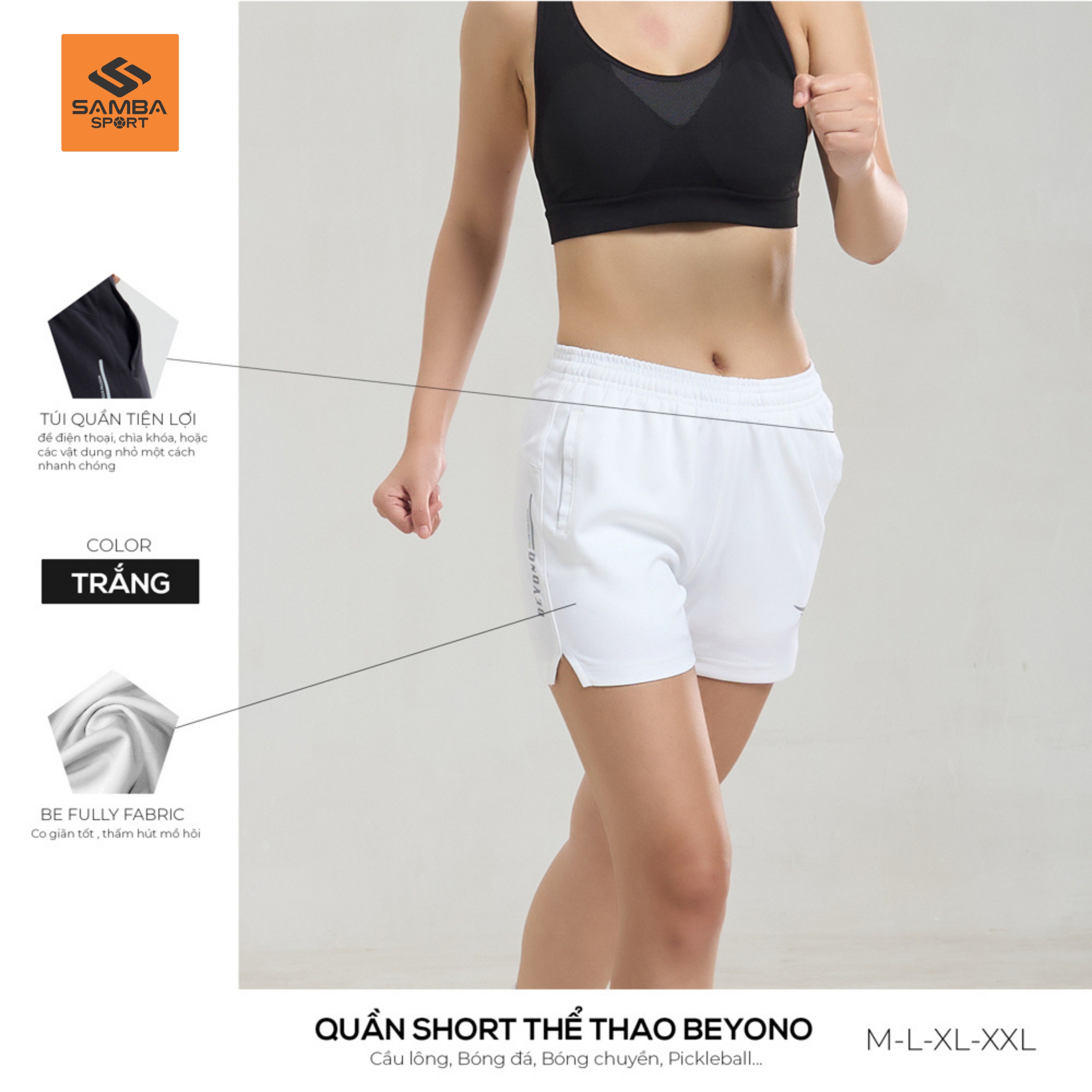Quần thể thao Nữ Beyono QCL03