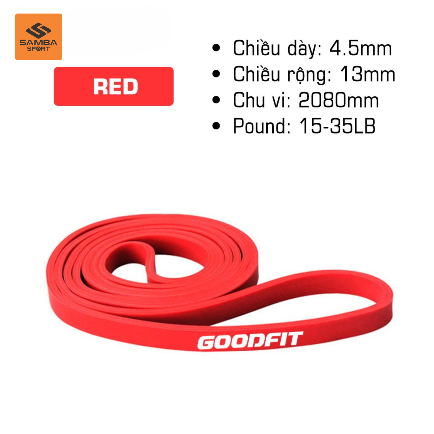 Dây tập gym, tập mông mini band GoodFit GF913MB