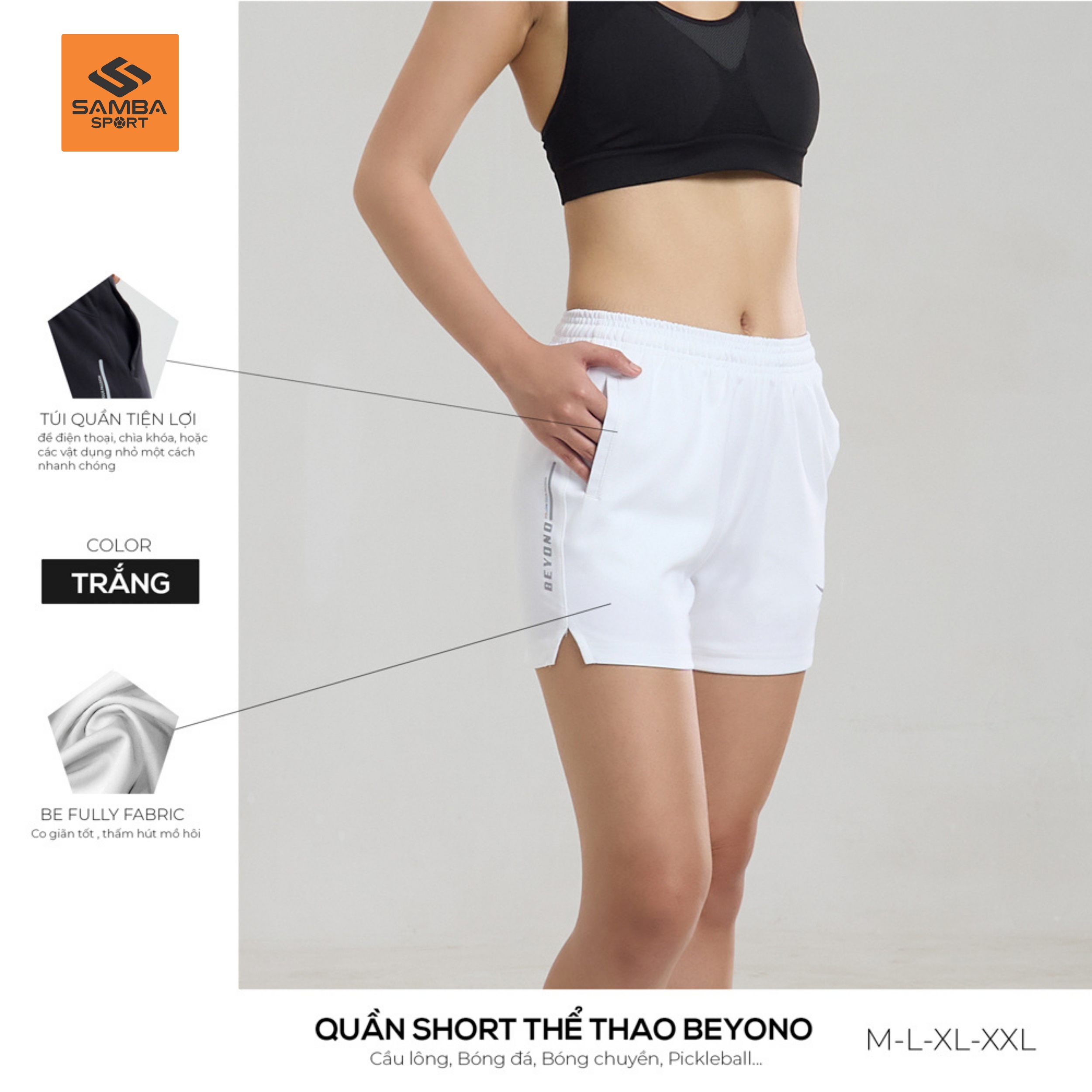 Quần thể thao Nữ Beyono QCL03