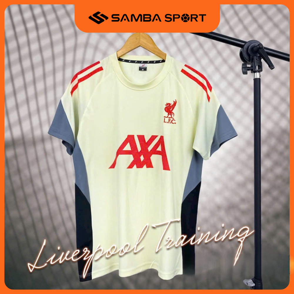 Quần Áo Bóng Đá Liverpool Kem Training 2025