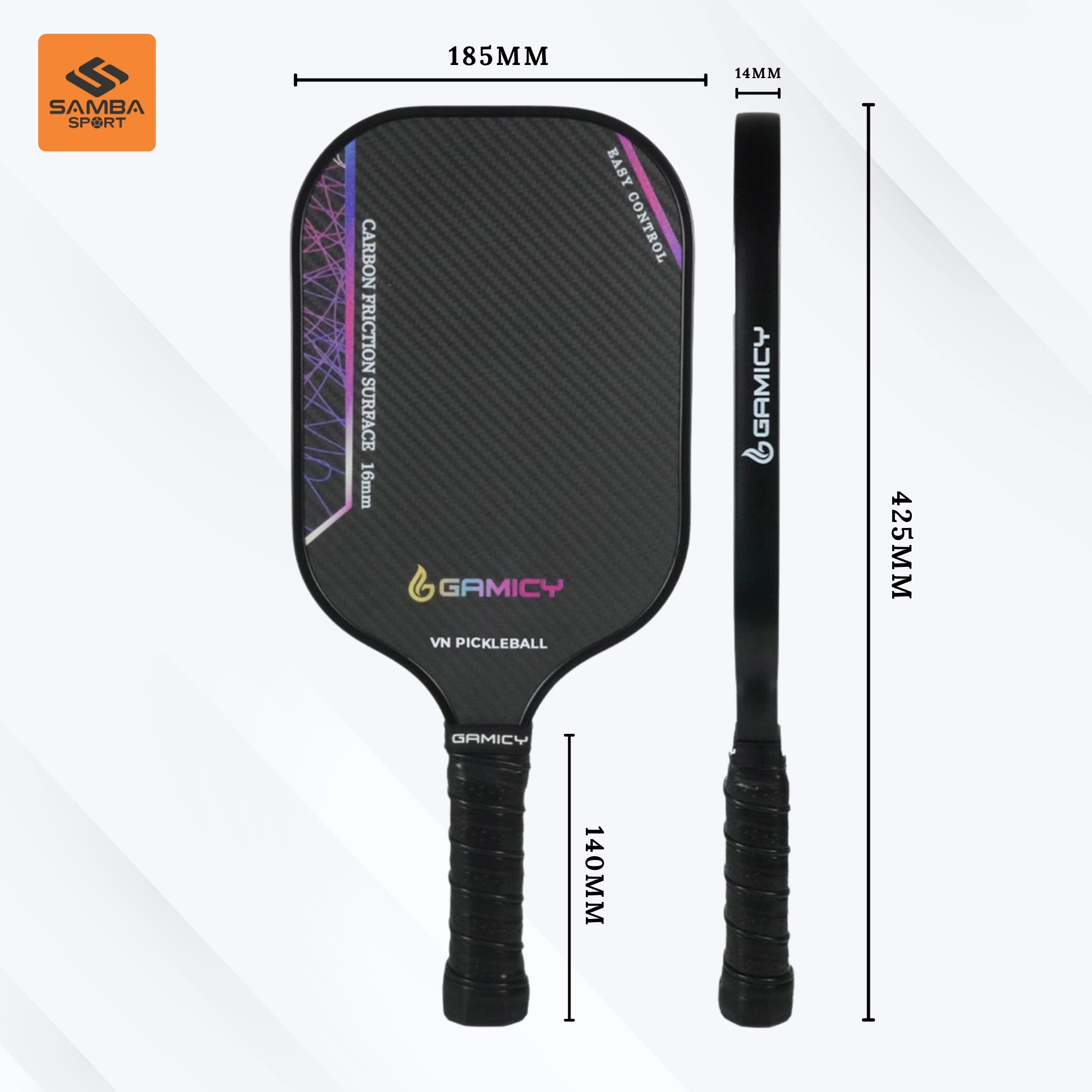 Vợt Pickleball Gamicy Moment T700 14mm