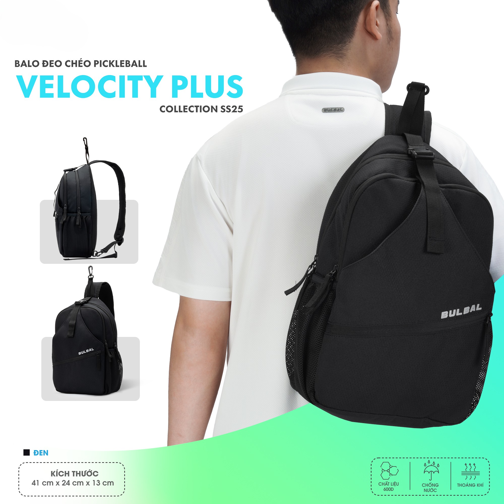 Túi đeo chéo Bulbal Velocity Plus