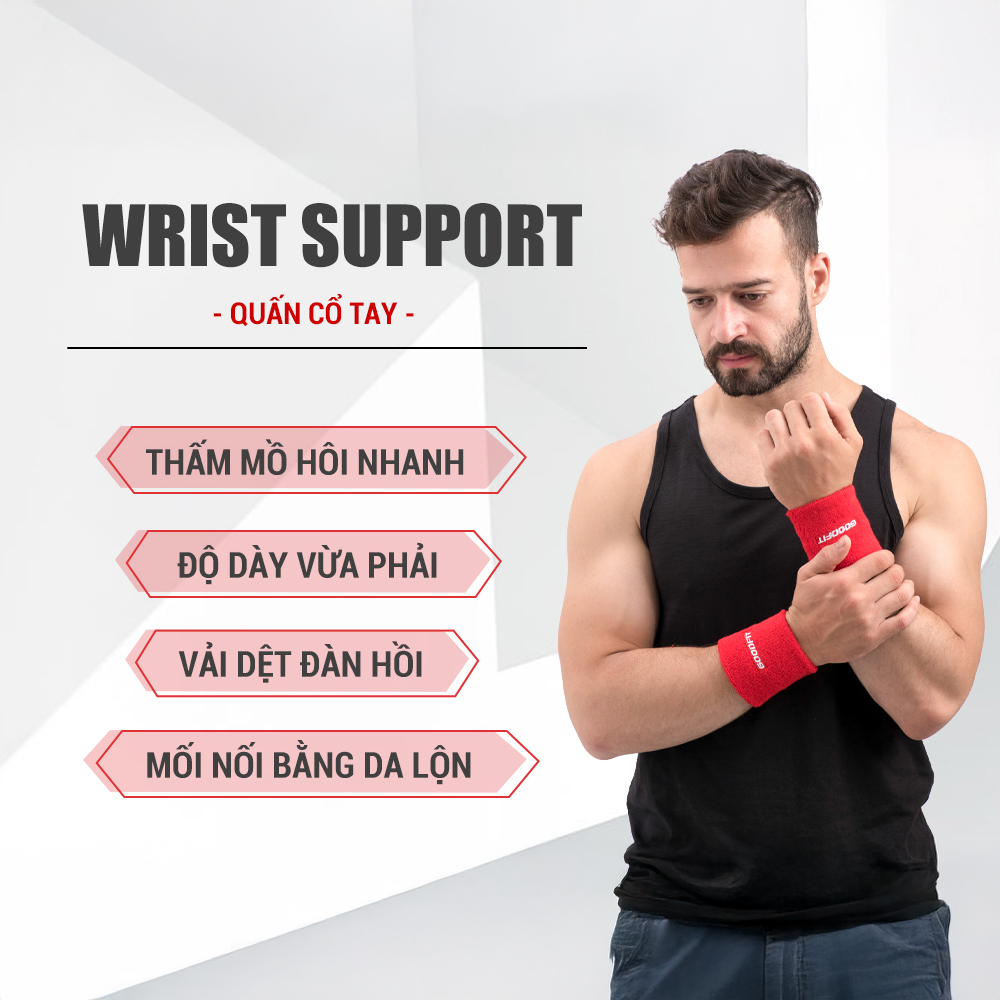 Băng cổ tay thấm mồ hôi Goodfit GF303W
