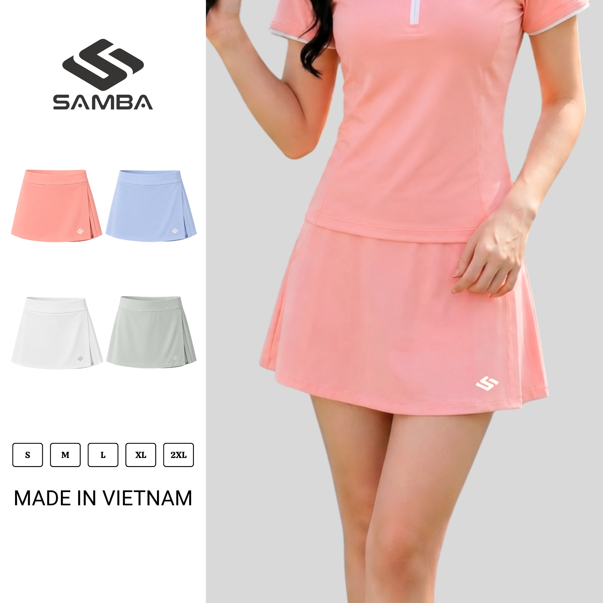Váy thể thao nữ Samba Jolie
