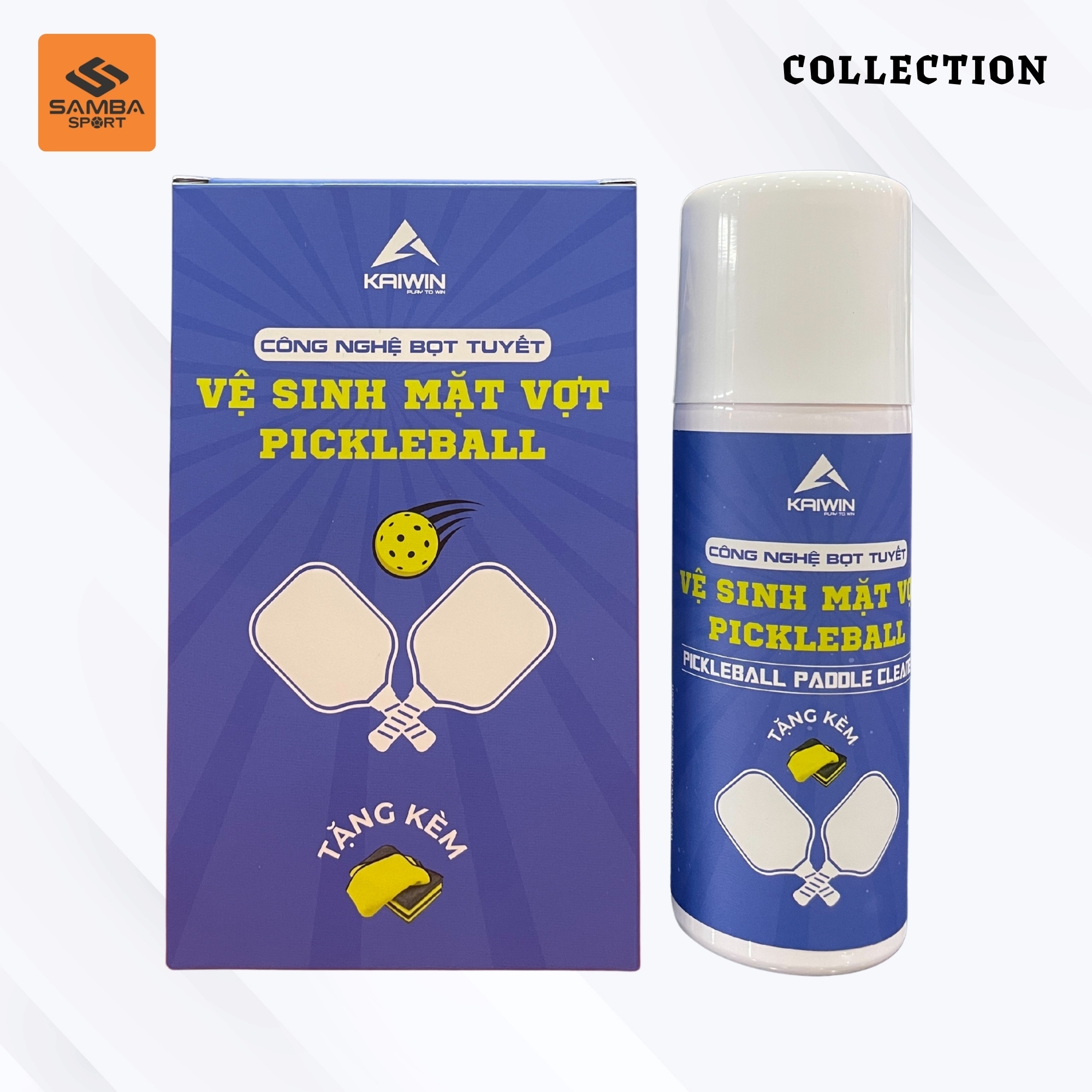 Bình xịt vệ sinh mặt vợt Pickleball Kaiwin