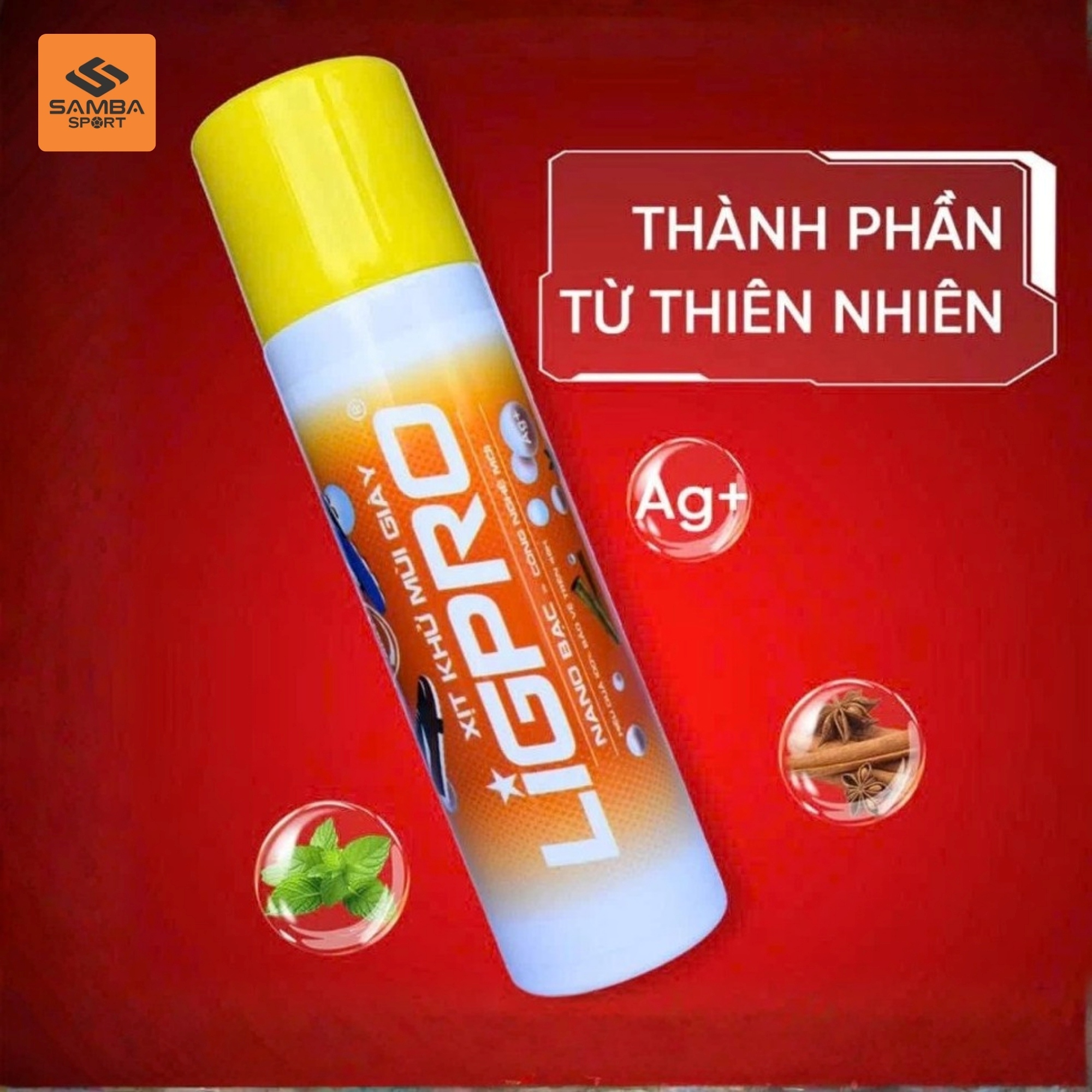 Chai xịt khử mùi giày Ligpro