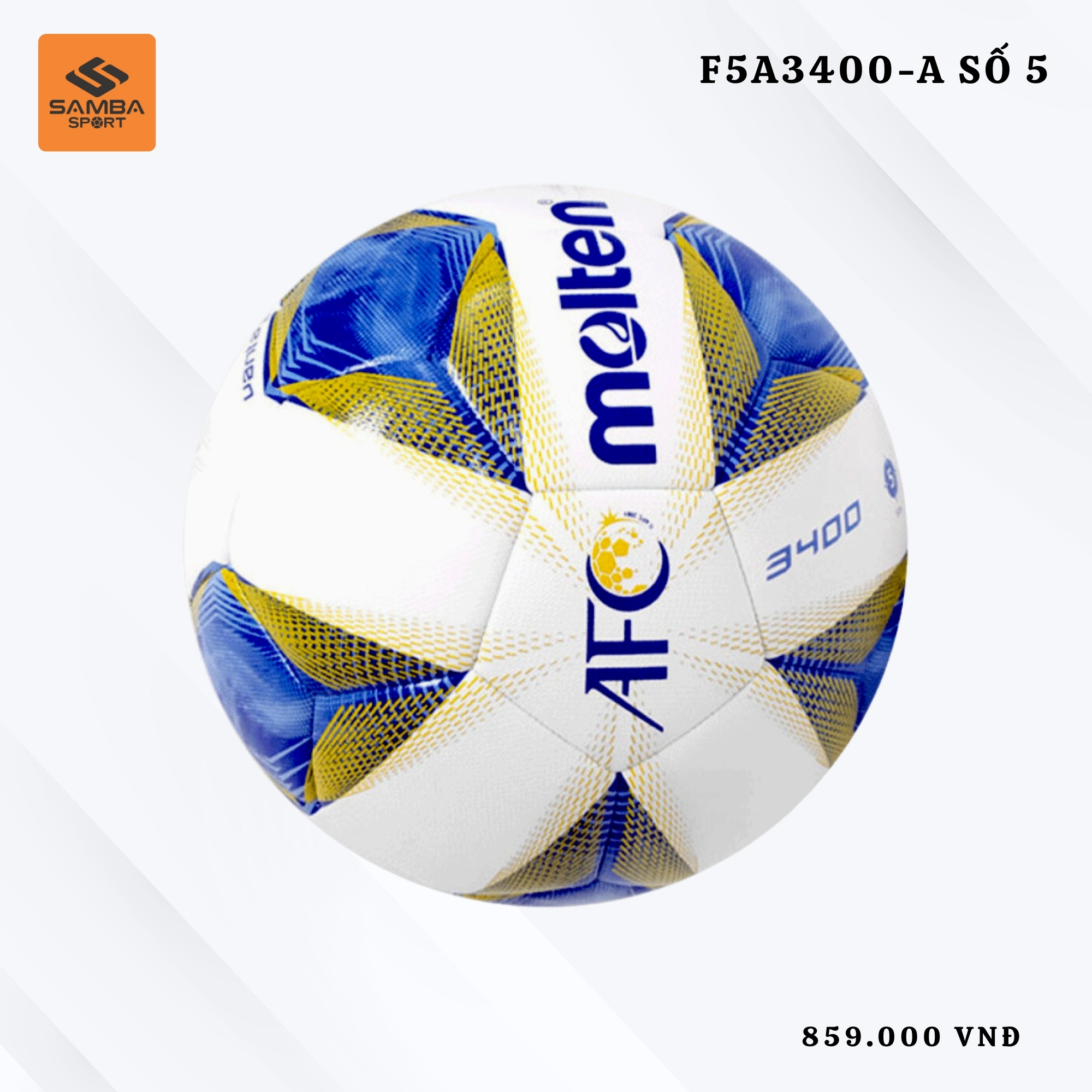 Quả bóng đá Molten F5A3400-A số 5