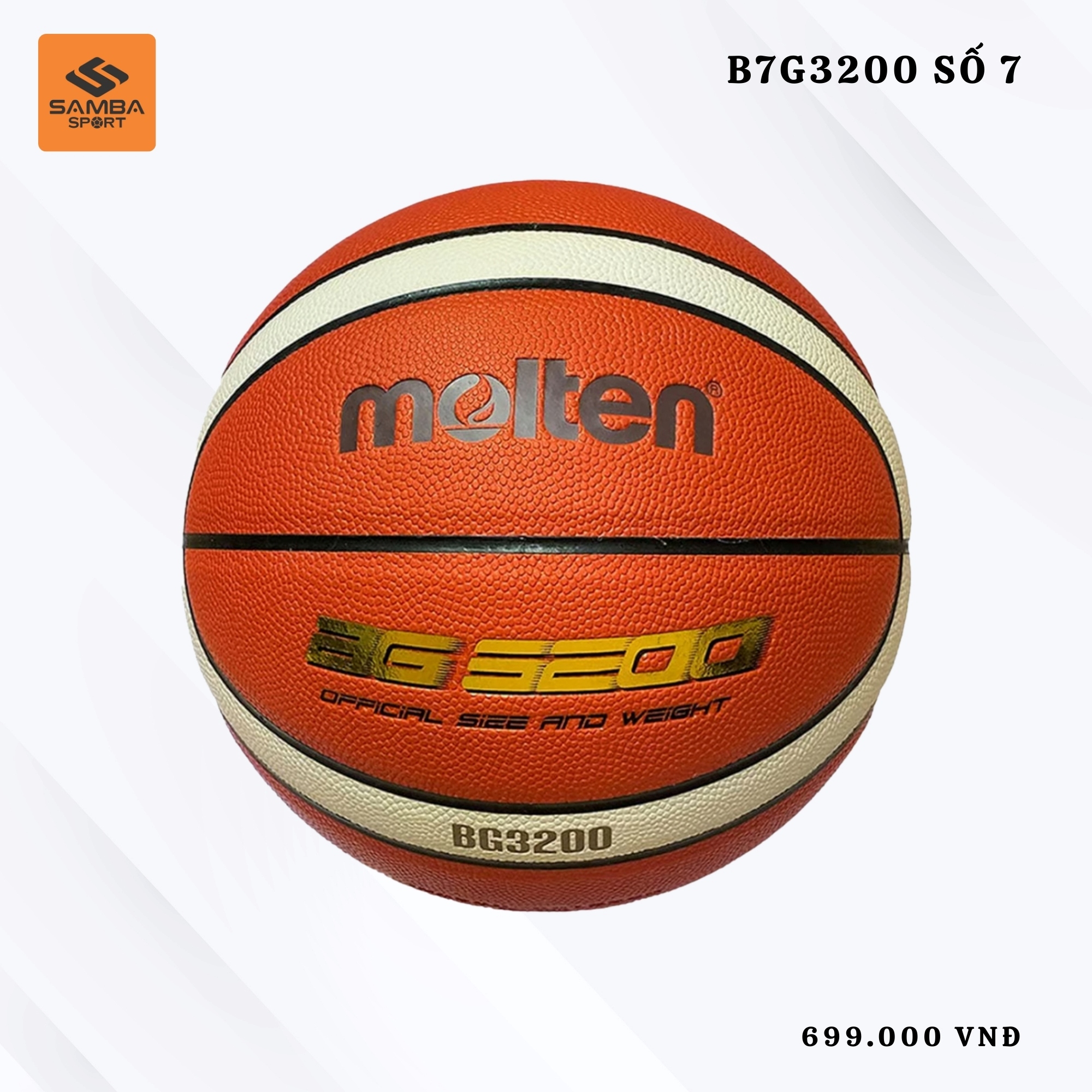 Quả bóng rổ Molten B7G3200 số 7