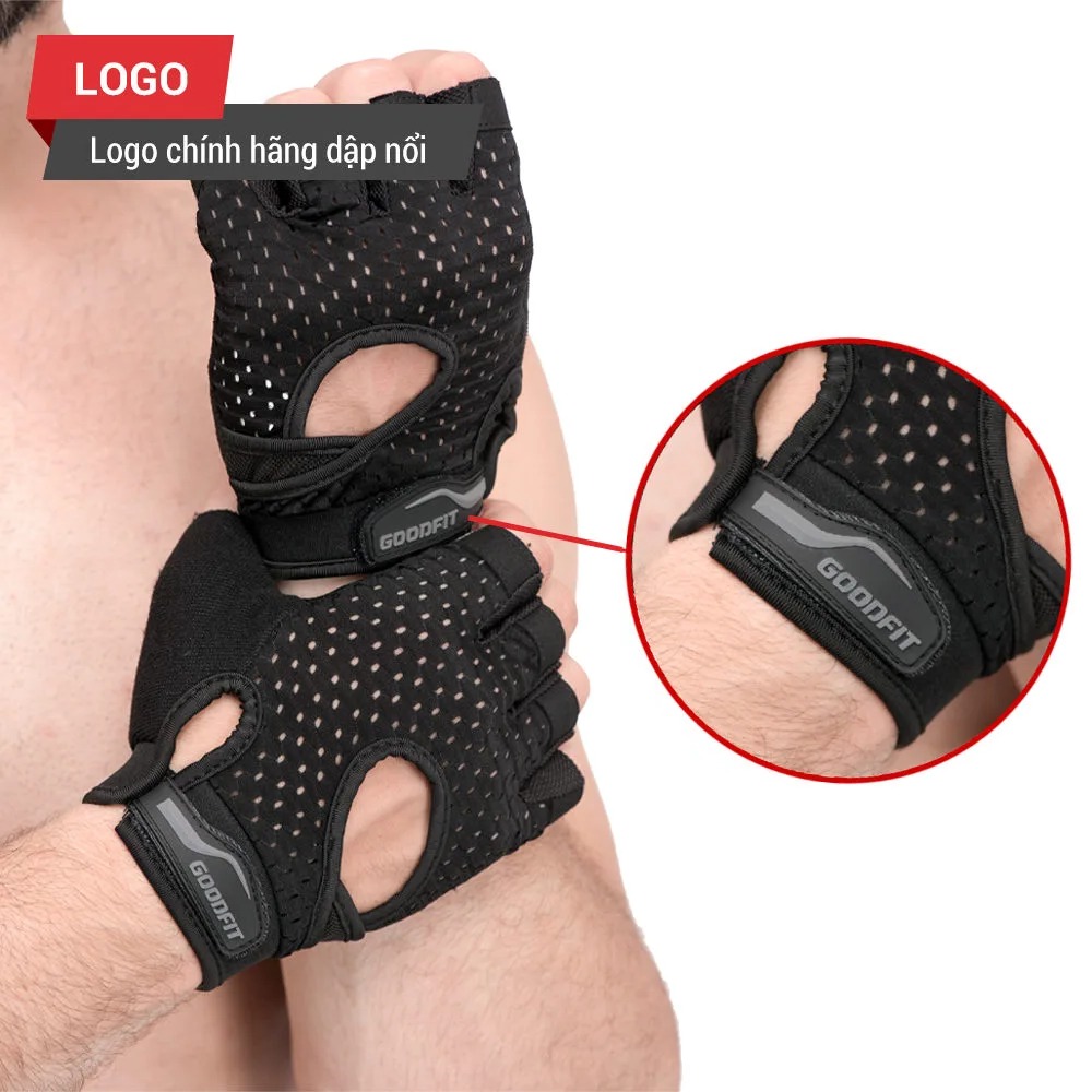 Găng tay tập gym Goodfit GF203G