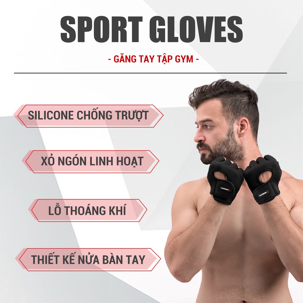 Găng tay tập gym Goodfit GF202G