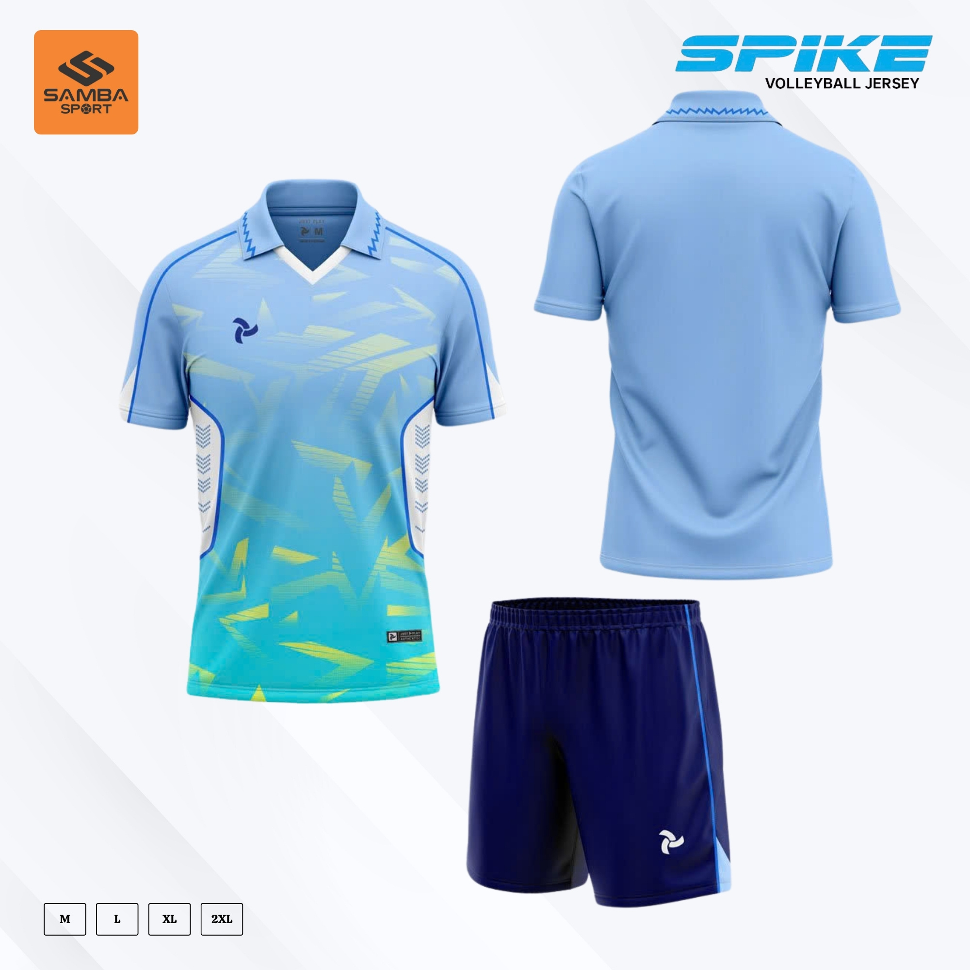 Quần áo bóng chuyền nam Justplay Spike