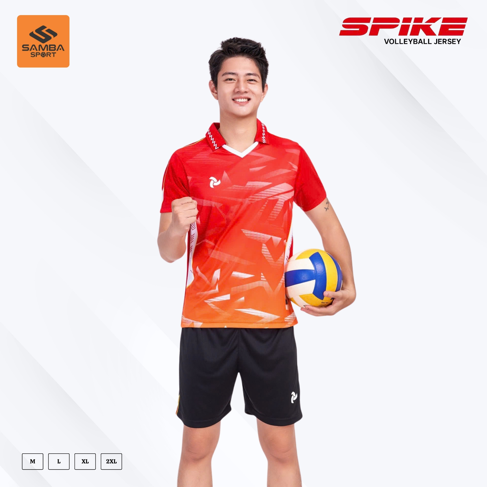 Quần áo bóng chuyền nam Justplay Spike