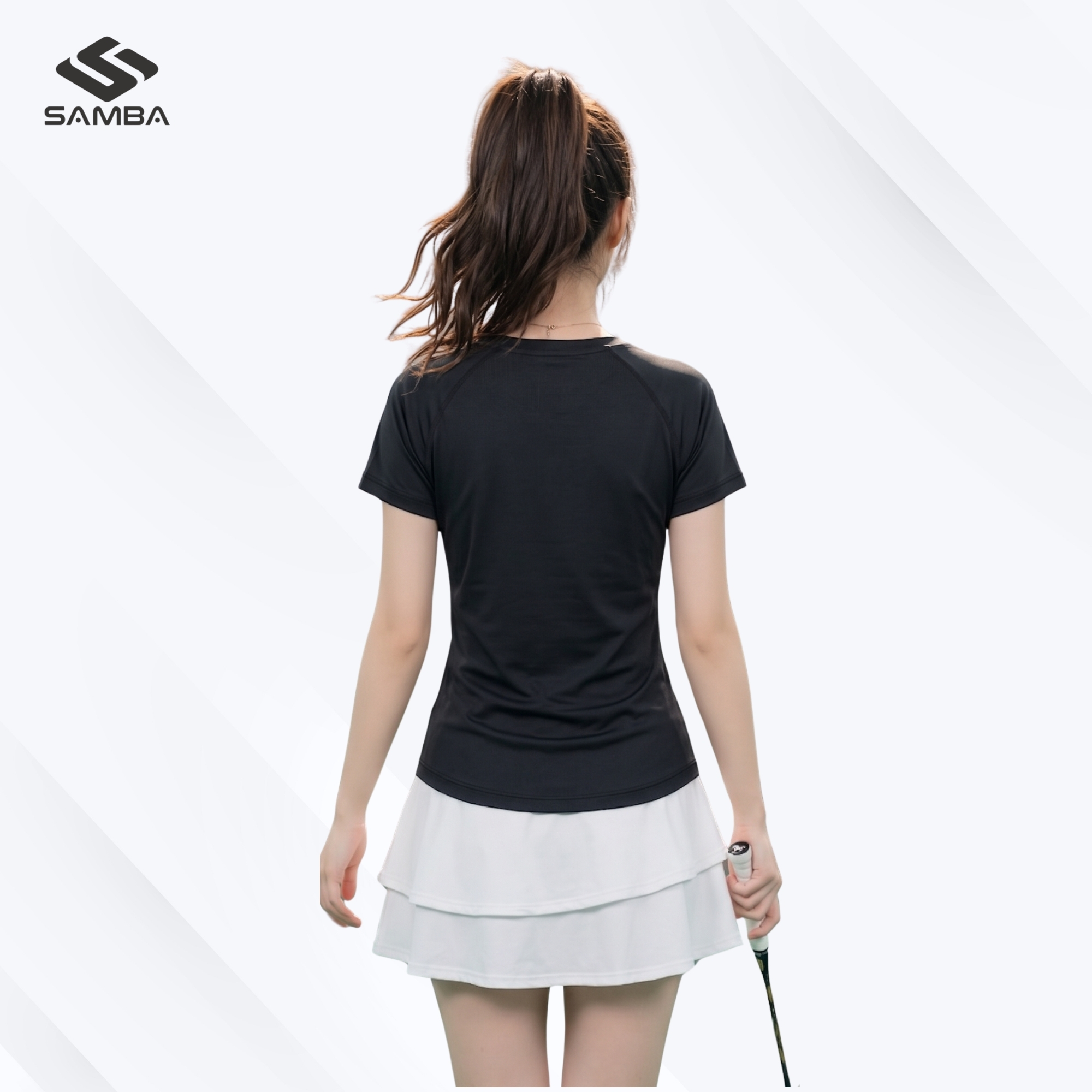 Áo thể thao nữ cổ tròn Samba Flex