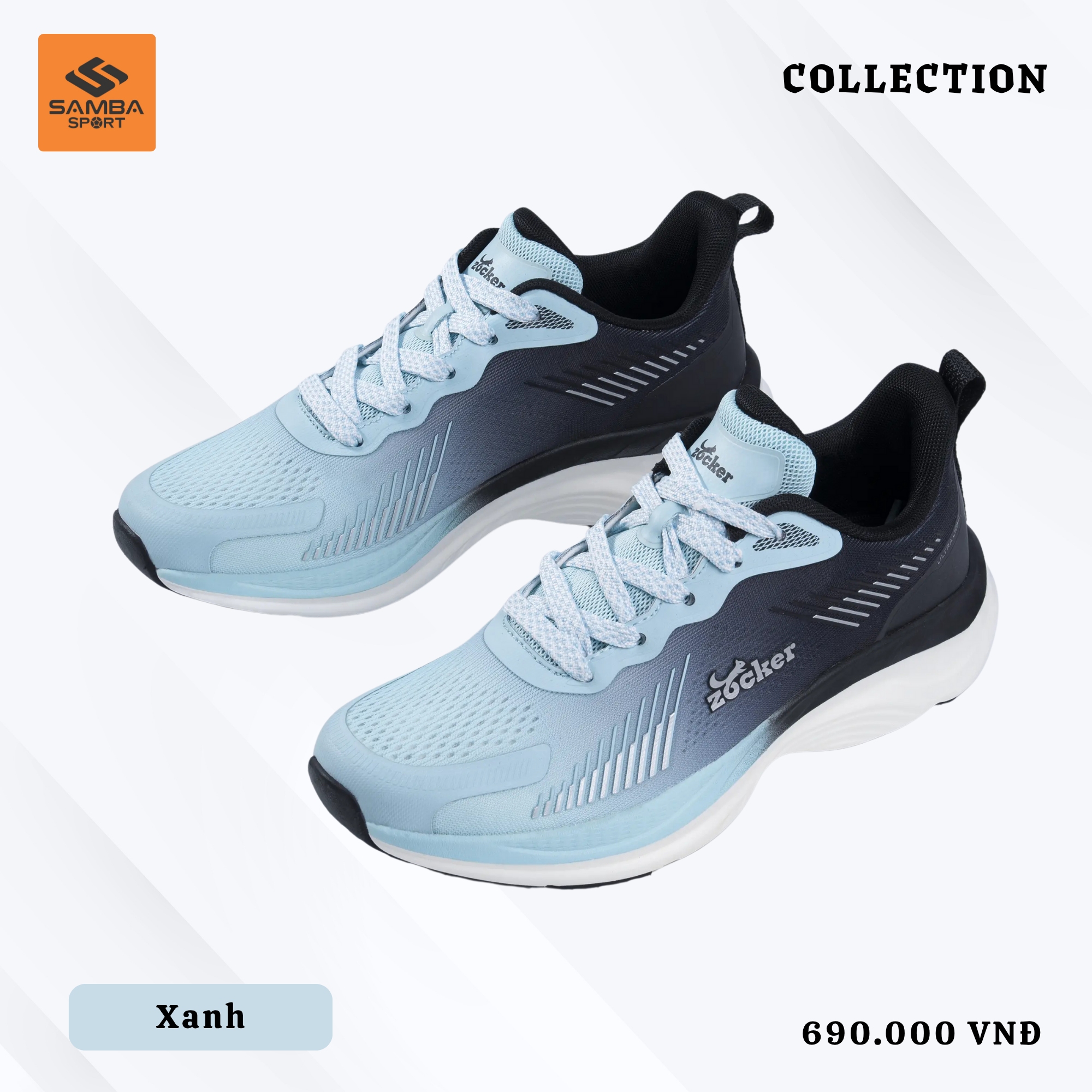 Giày thể thao Nam/Nữ Zocker ZCB Ultra Light