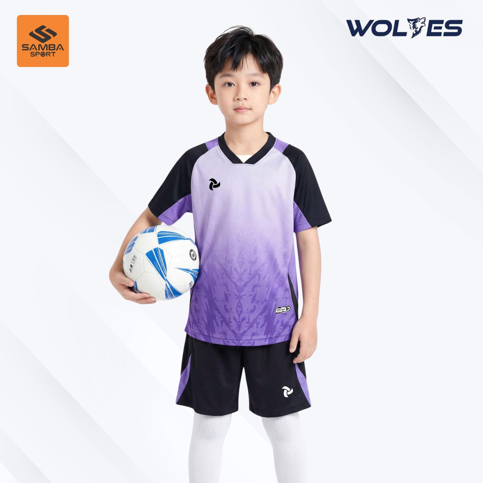 Quần áo bóng đá trẻ em Justplay Wolves