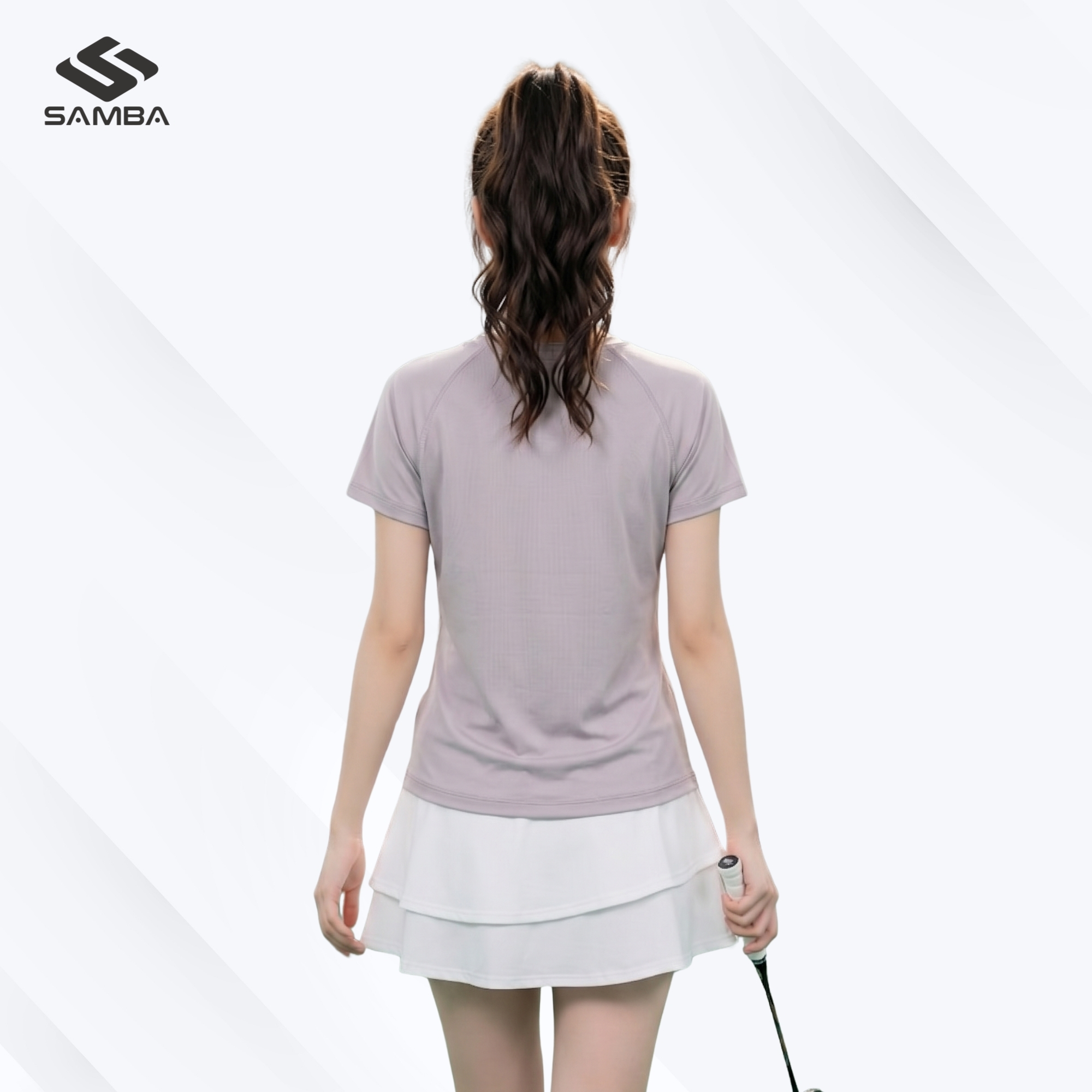 Áo thể thao nữ cổ tròn Samba Flex