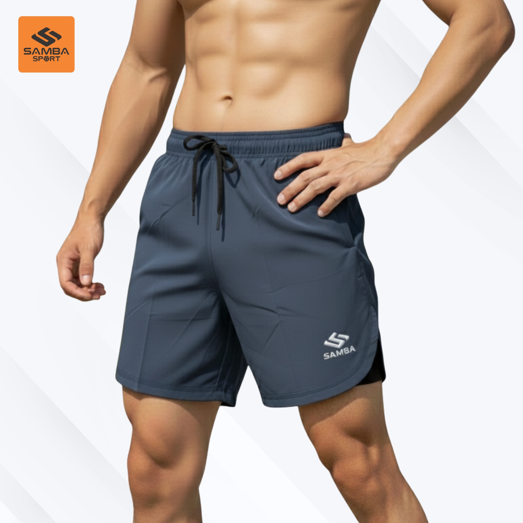 Quần Short Thể Thao Nam 2 Lớp Samba Q030