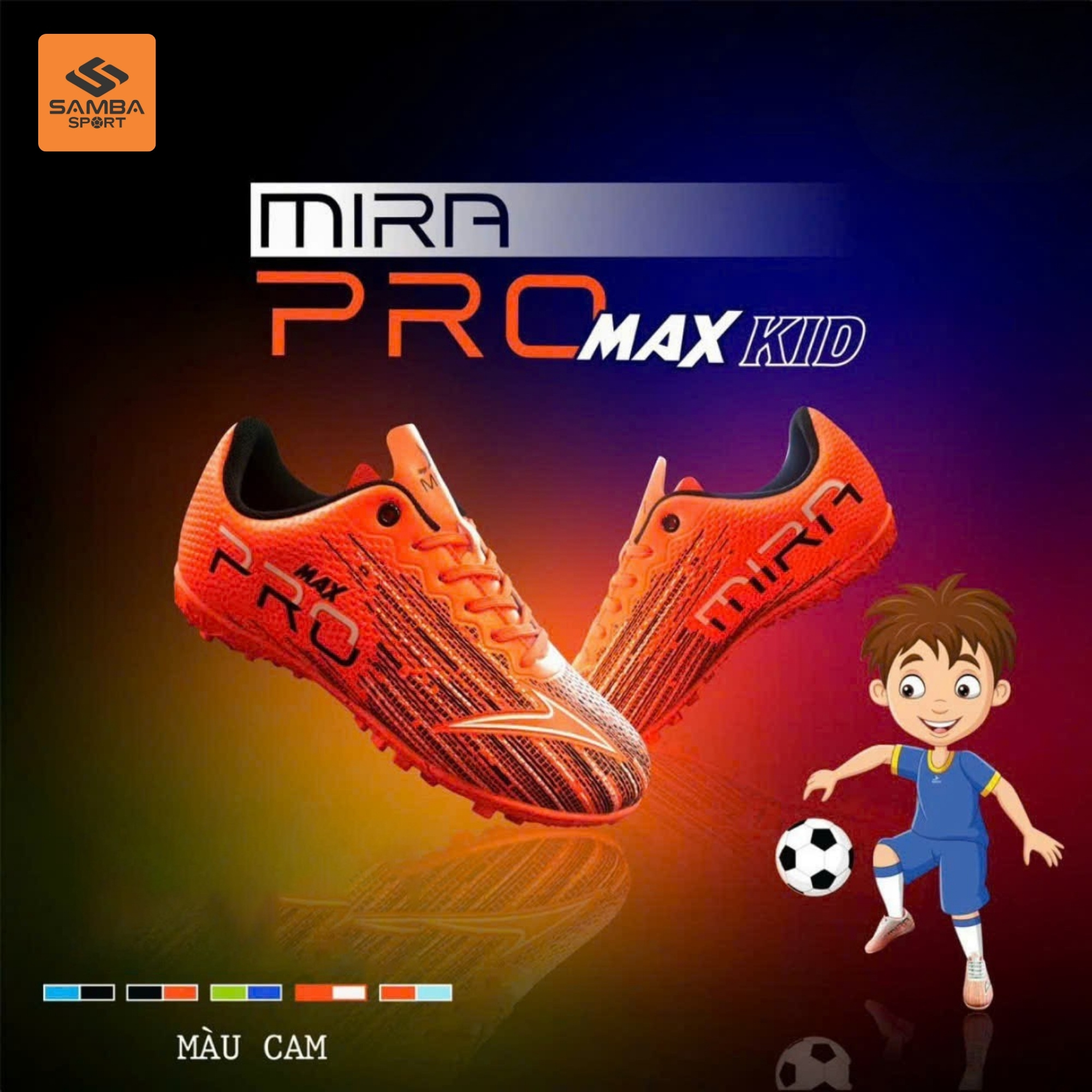 Giày bóng đá trẻ em Mira Pro Max