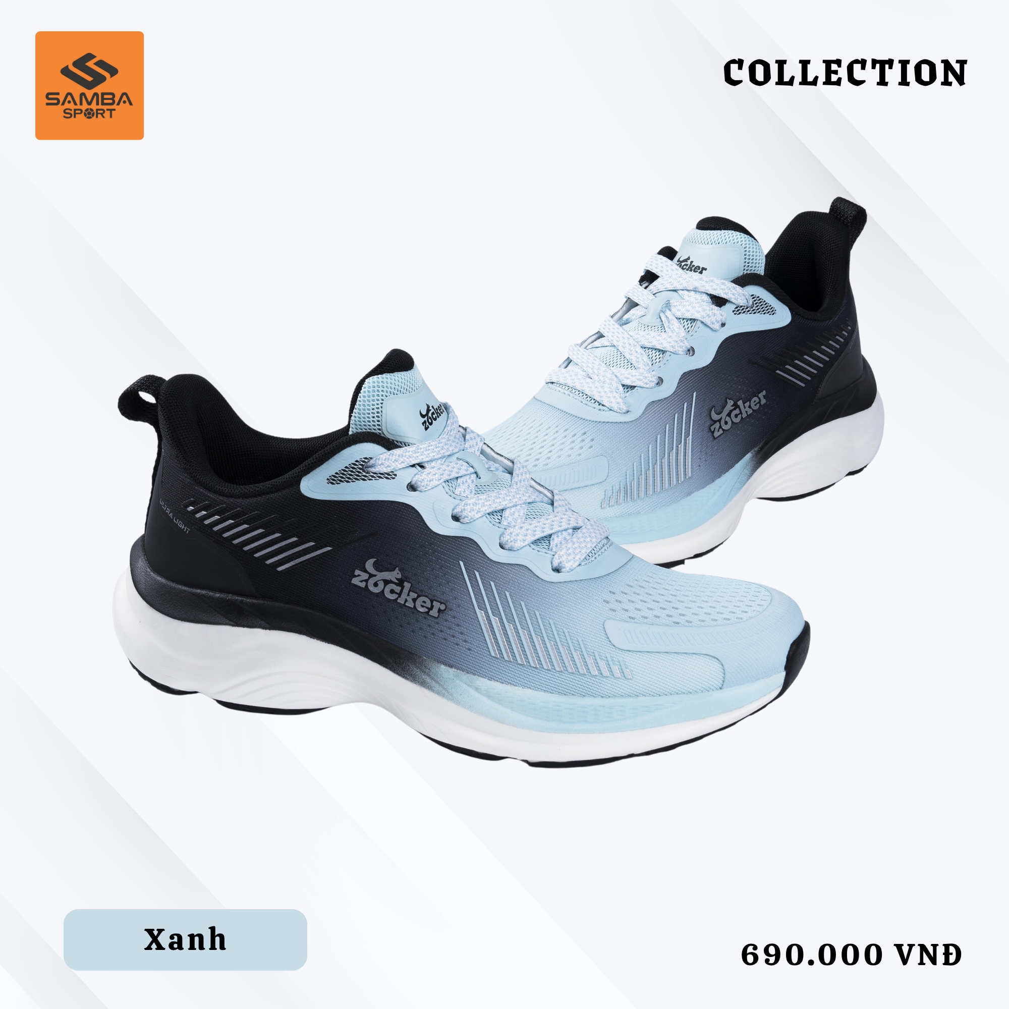 Giày thể thao Nam/Nữ Zocker ZCB Ultra Light